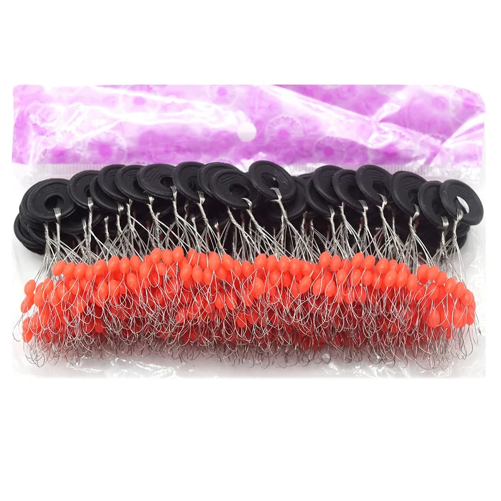 600 tapones de pesca Bobber, 6 en 1, material de silicona suave, topes flotantes para plomos