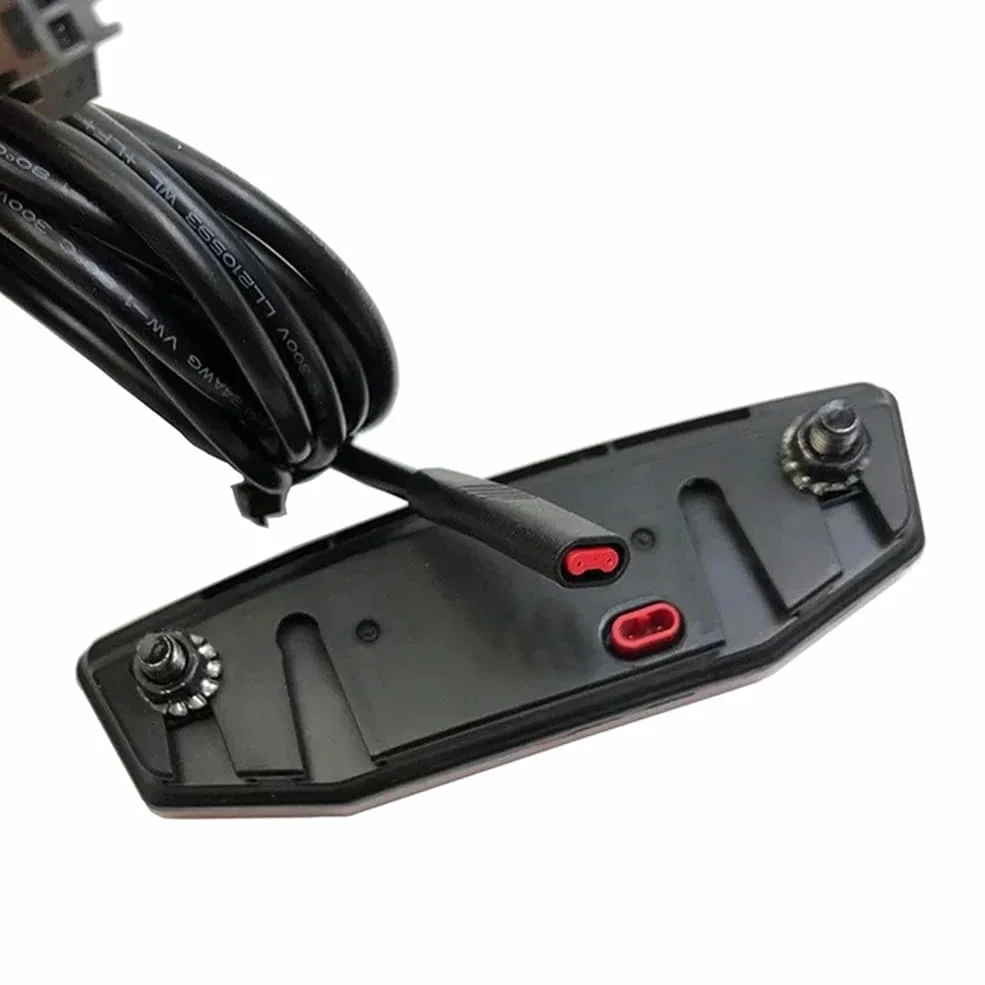 Luces para Bicicleta Eléctrica de 6-60 V, Luz Delantera y Trasera, Transmisor de Velocidad, Cable de 180 cm para Lámpara de Bicicleta con Motor de Transmisión Media Tsdz2