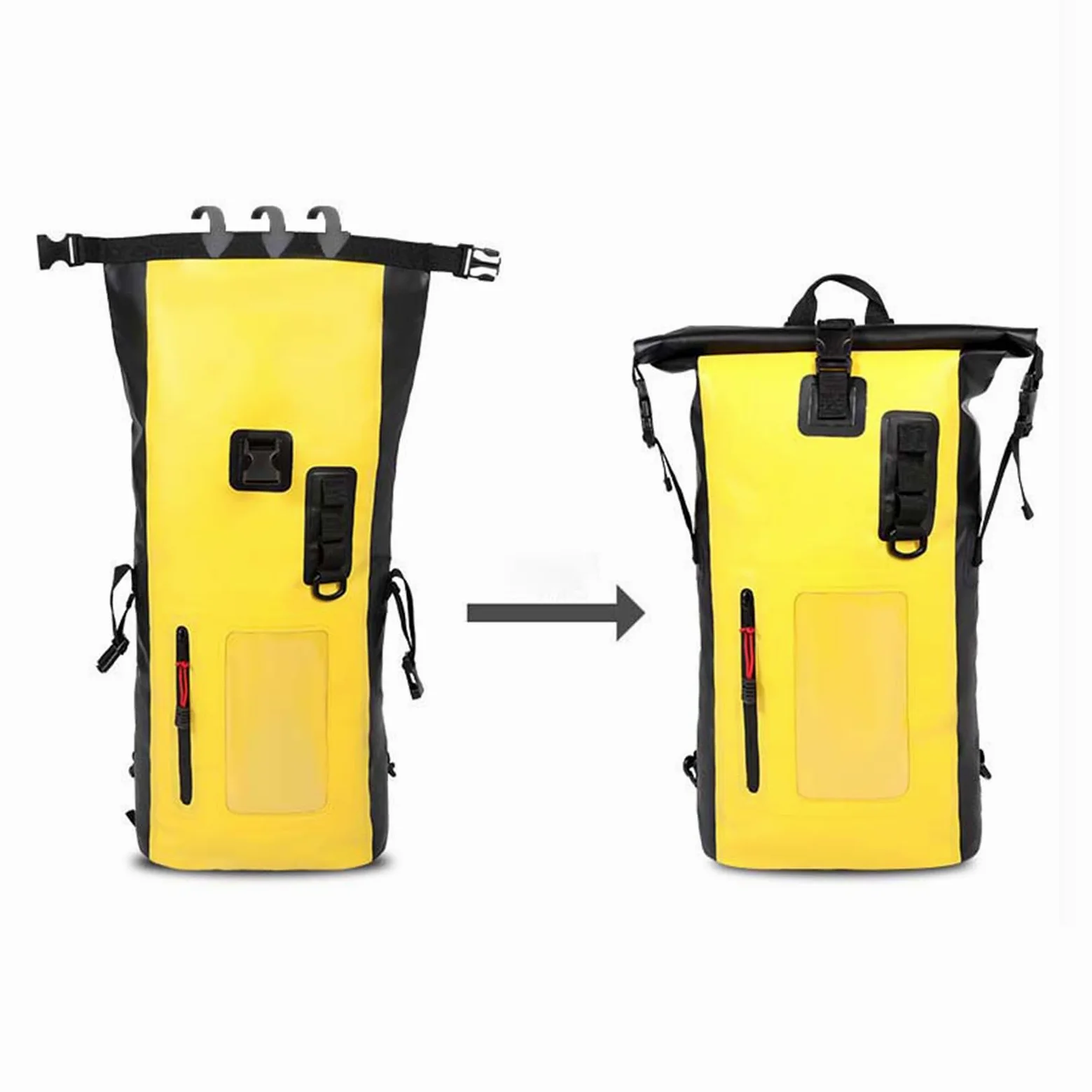 Bolsas Secas Estancas Impermeables Para Kayak Gran capacidad, paquete de 30 | Mochila Impermeable Con Cierre De Enrollar Para Viajes, Natación, Kayak, Camping Y En La Playa