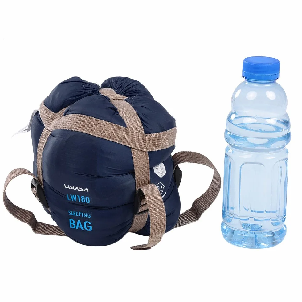 Lixada Saco de dormir ultraligero para camping, Viajes, Senderismo, Multifunción