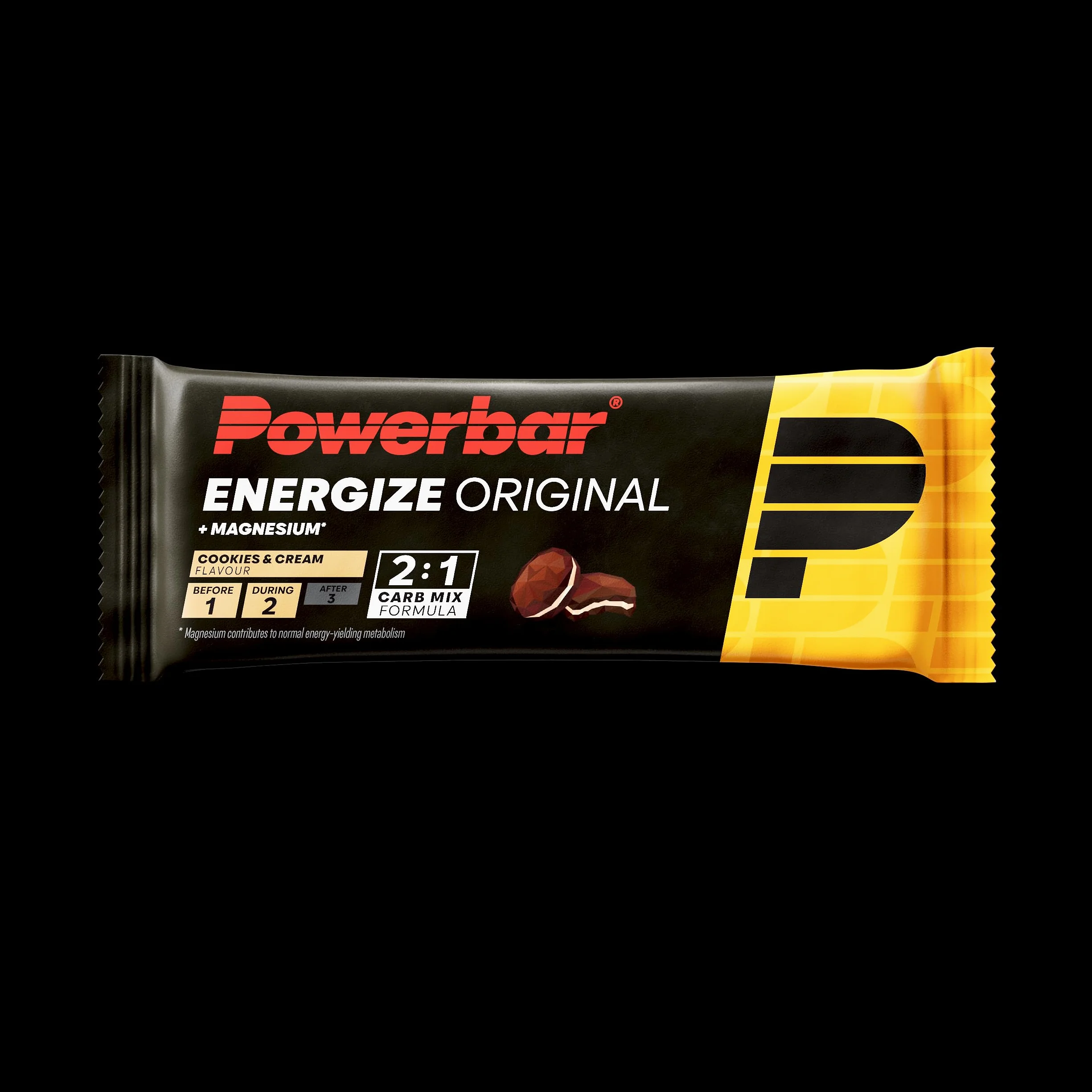 Powerbar Energize Original Cookies&Cream 15x55g Barritas energéticas con magnesio y sodio
