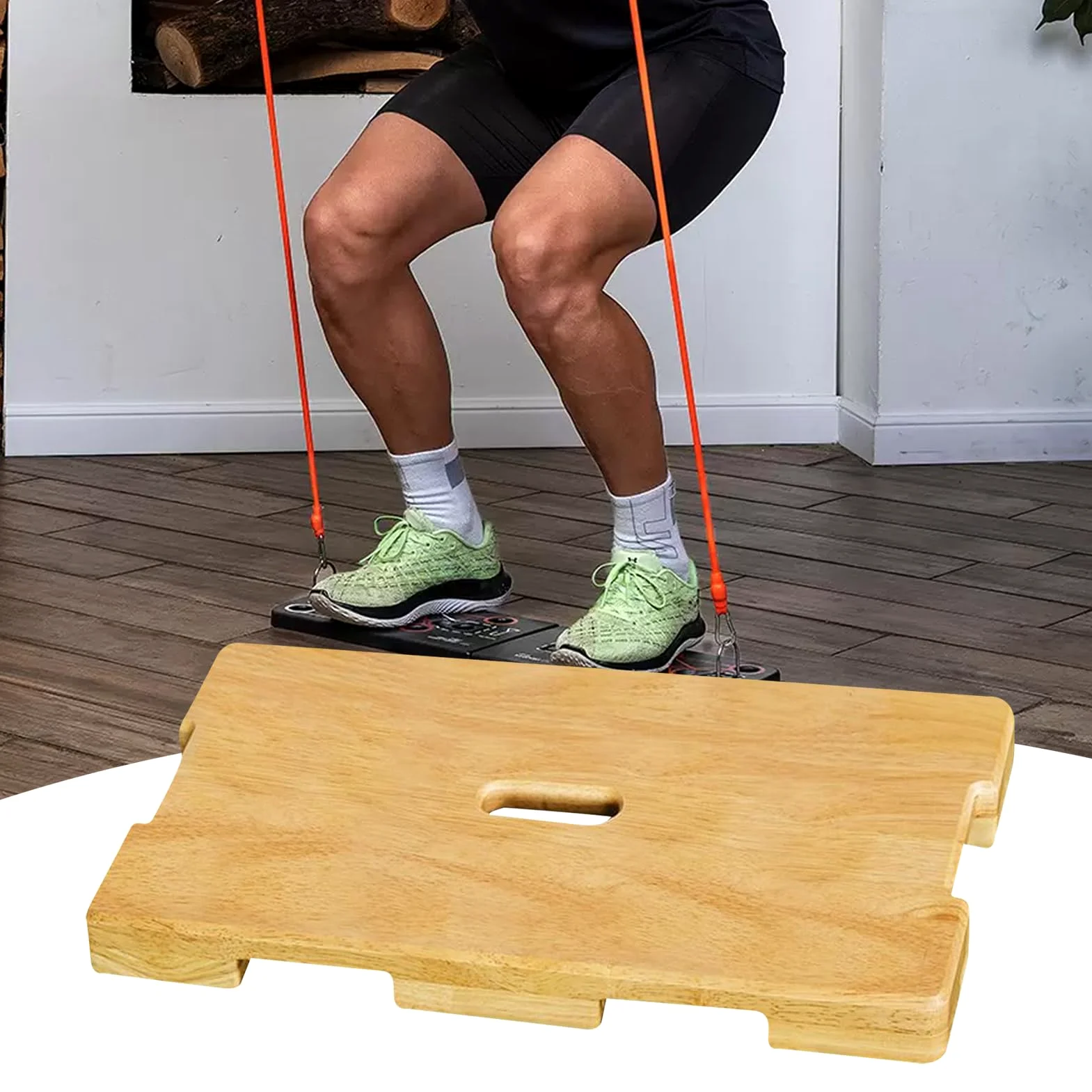 Tabla De Ejercicio Madera Estiramiento Intenso | Tabla De Madera Para Estirar Pie Y Fitness Para Gimnasio Entrenamiento Resistente Estiramiento Fuerza Recuperación para