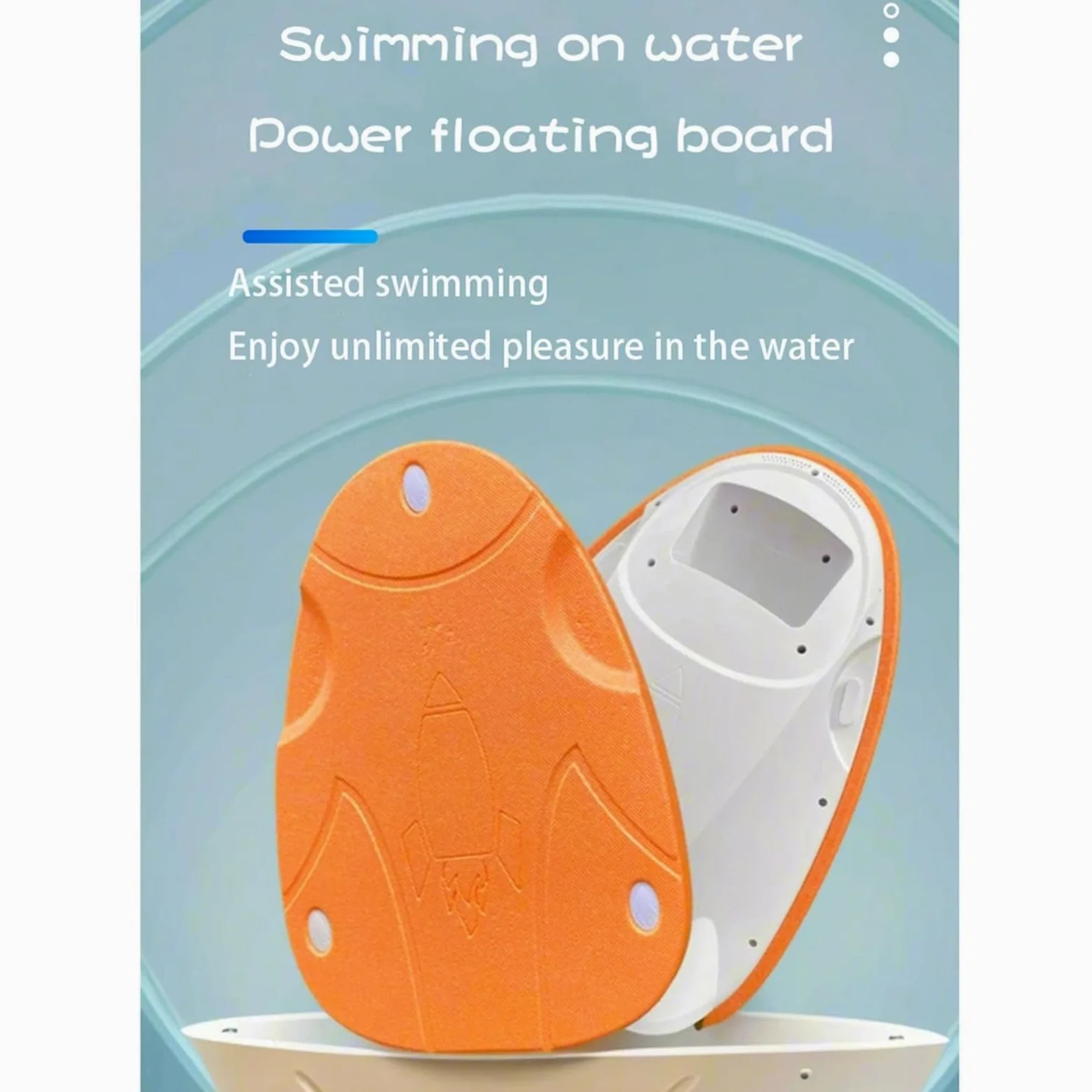 Scooter Acuático Portátil, Scooter Eléctrico Subacuático De 300W con Capacidad De Carga De 80 kg, Tabla Flotante Eléctrica De 6000mAh para Deportes Acuáticos, Piscinas, Buceo Y Snorkel