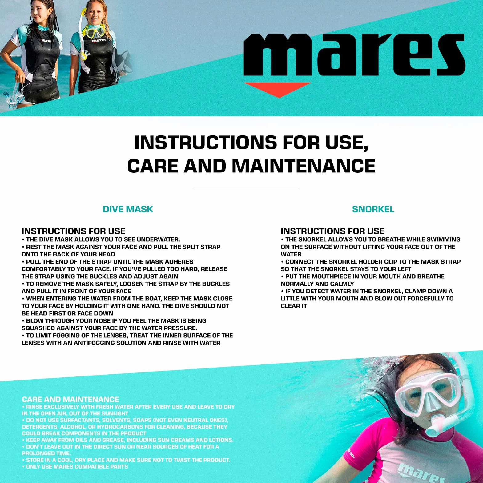 Mares X-Vision Ultra LS - Gafas de Buceo Unisex