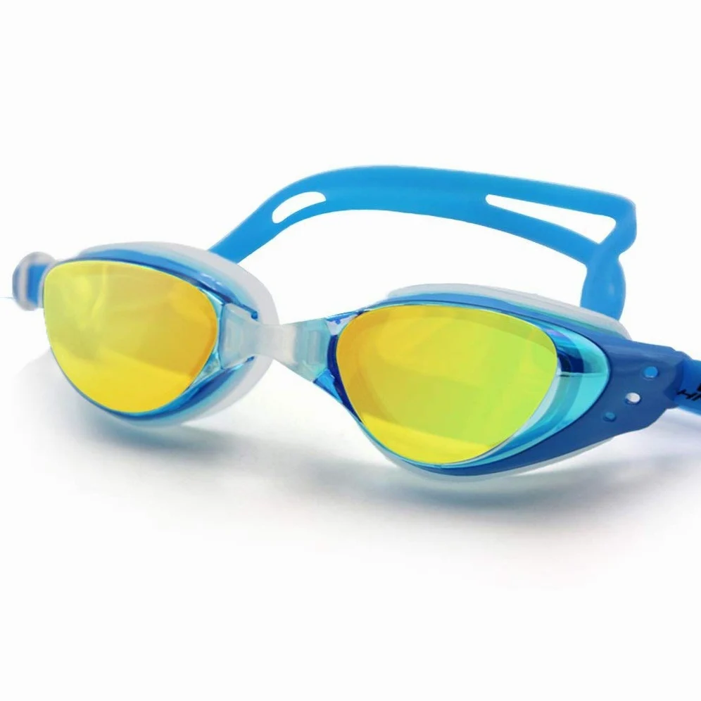 Gafas de natación Anti-UV antiempañamiento para Adultos Unisex (D)