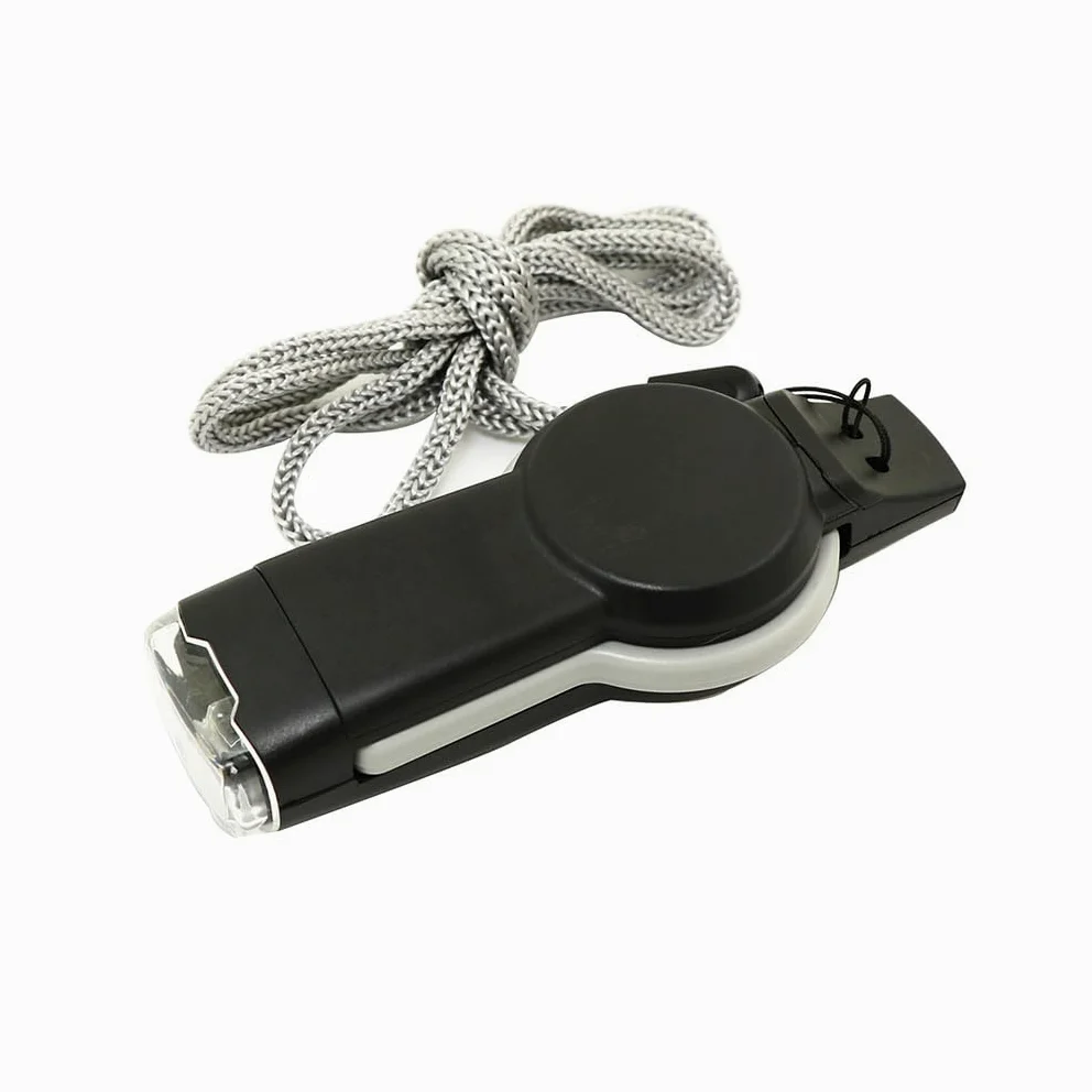 Juego de 10 silbatos de emergencia 7 en 1 con cordón, silbatos ligeros, lupa multifunción, herramientas de supervivencia de seguridad, montañismo