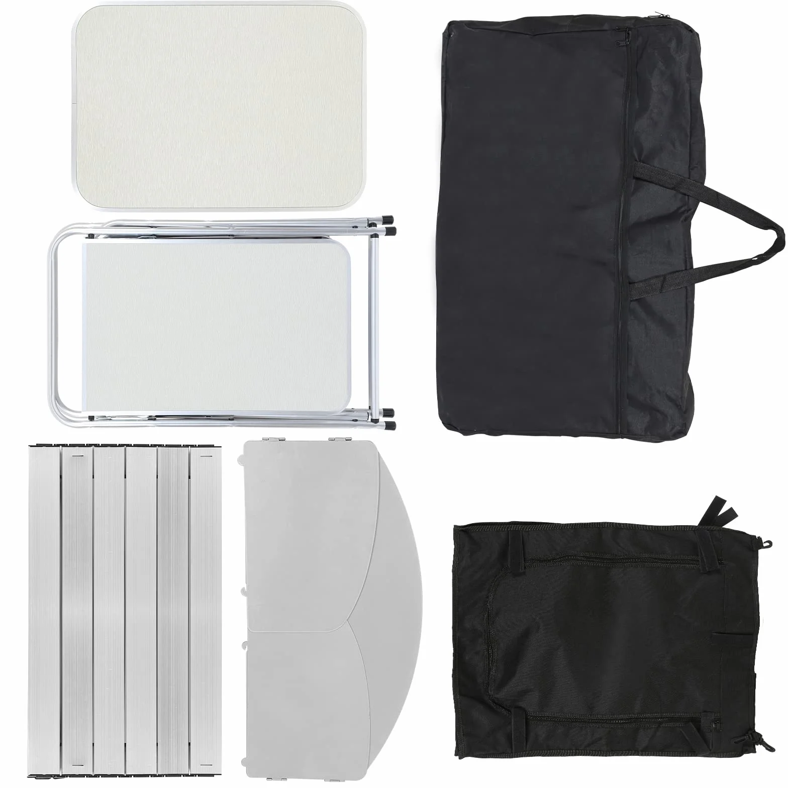 Cocina de camping plegable con protección contra el viento, armario de camping con bolsa de transporte, aluminio para exteriores, camping, cocina, armario de tienda de campaña, caja de cocina