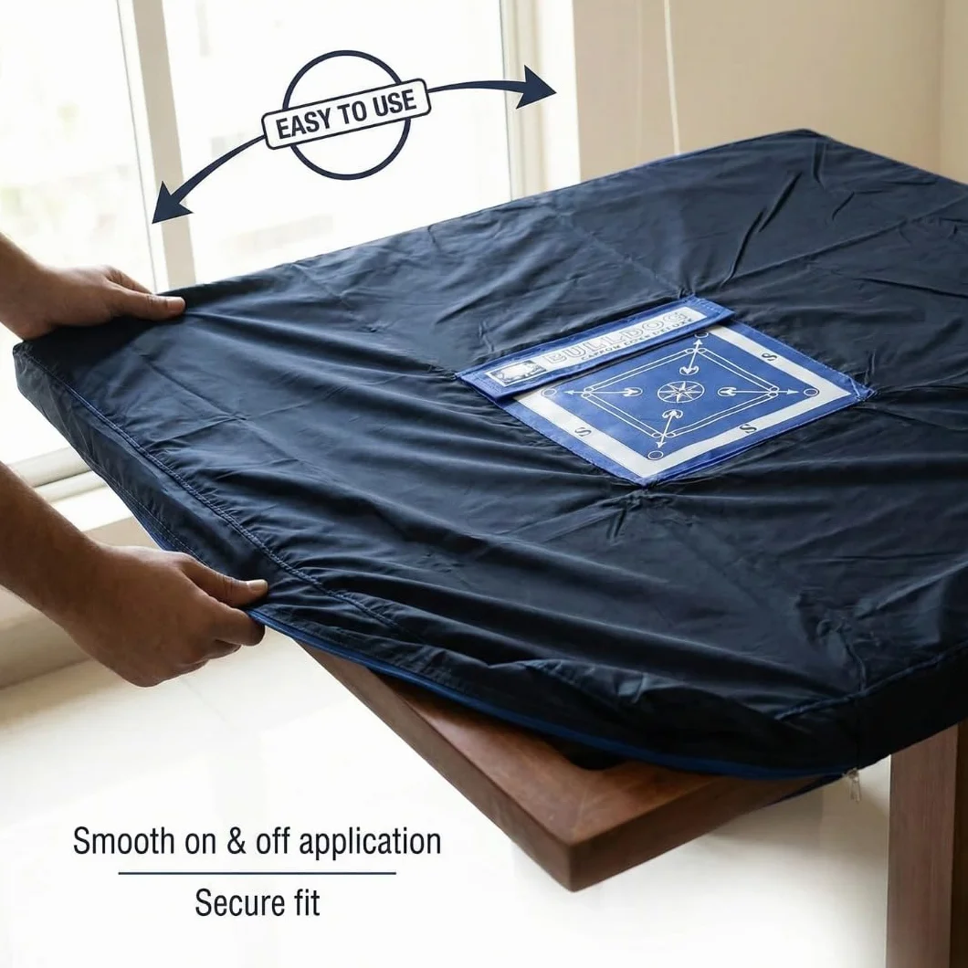 KD Willmax KNK - Funda con cremallera completa para tabla Carrom - Impermeable, nailon Ripstop, 3 tamaños (campeón)