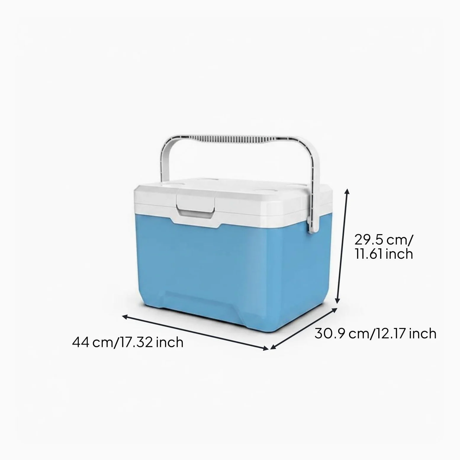 Homyl Portátil Caja de Hielo Contenedor Térmico Nevera Transportable Almacenamiento Aislante con Revestimiento Apto para
