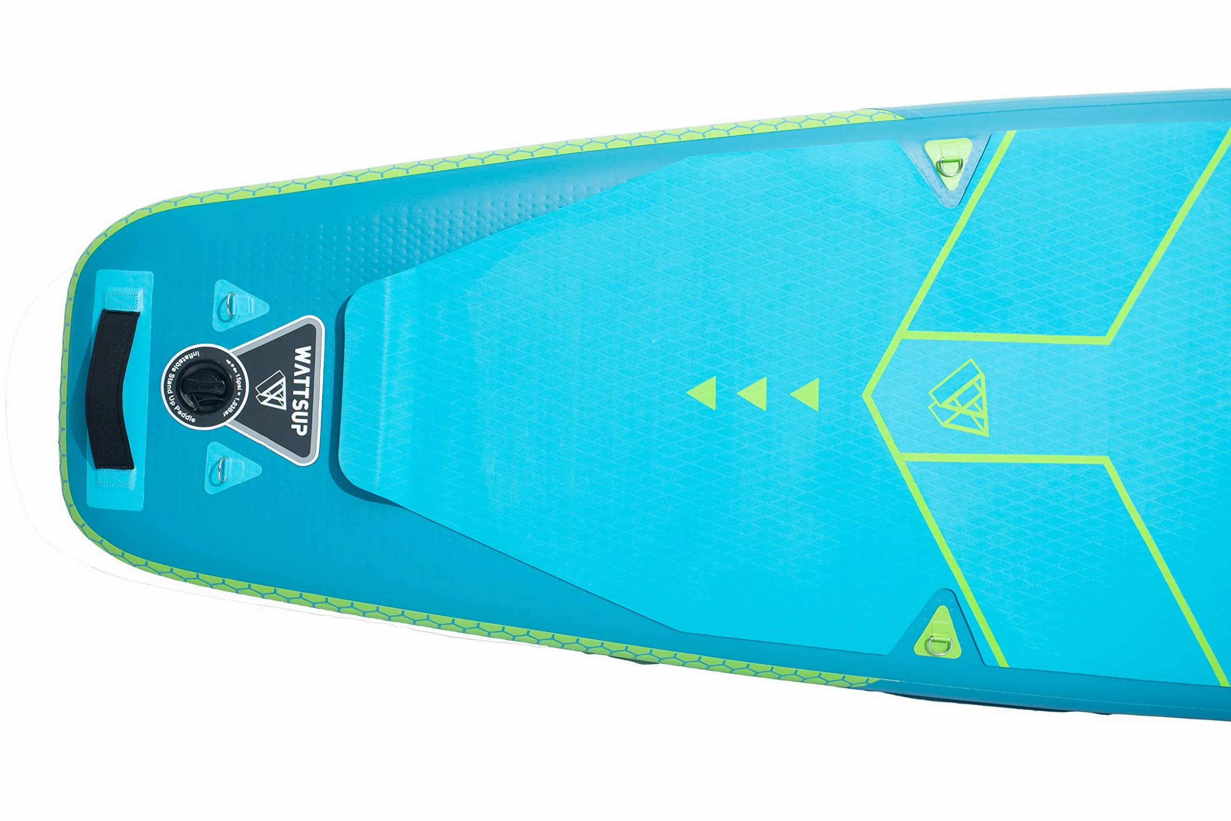 Wattsup - PB -WPIK116K - Wattsup Pike 11'6 (Combo de Kayak) - Espesor 15 cm - Drop - Puntada - rígido y Robusto - 150 kg