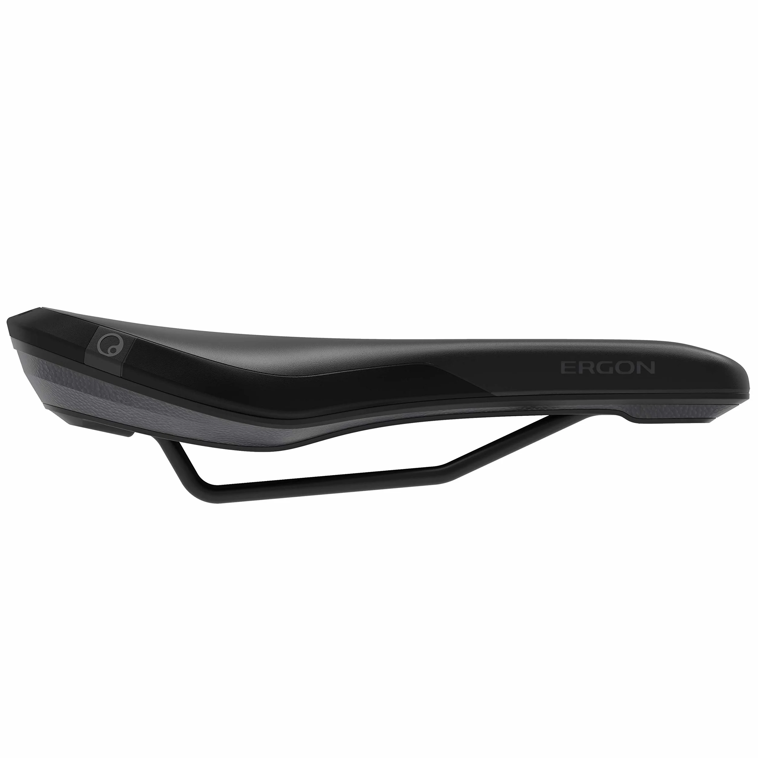 Ergon SMC Core Men's Bike Saddle, Ergonomic, Mountain MTB/Touring, Innovative Floating Seat, (1) Saddle, Black, 2 Sizes