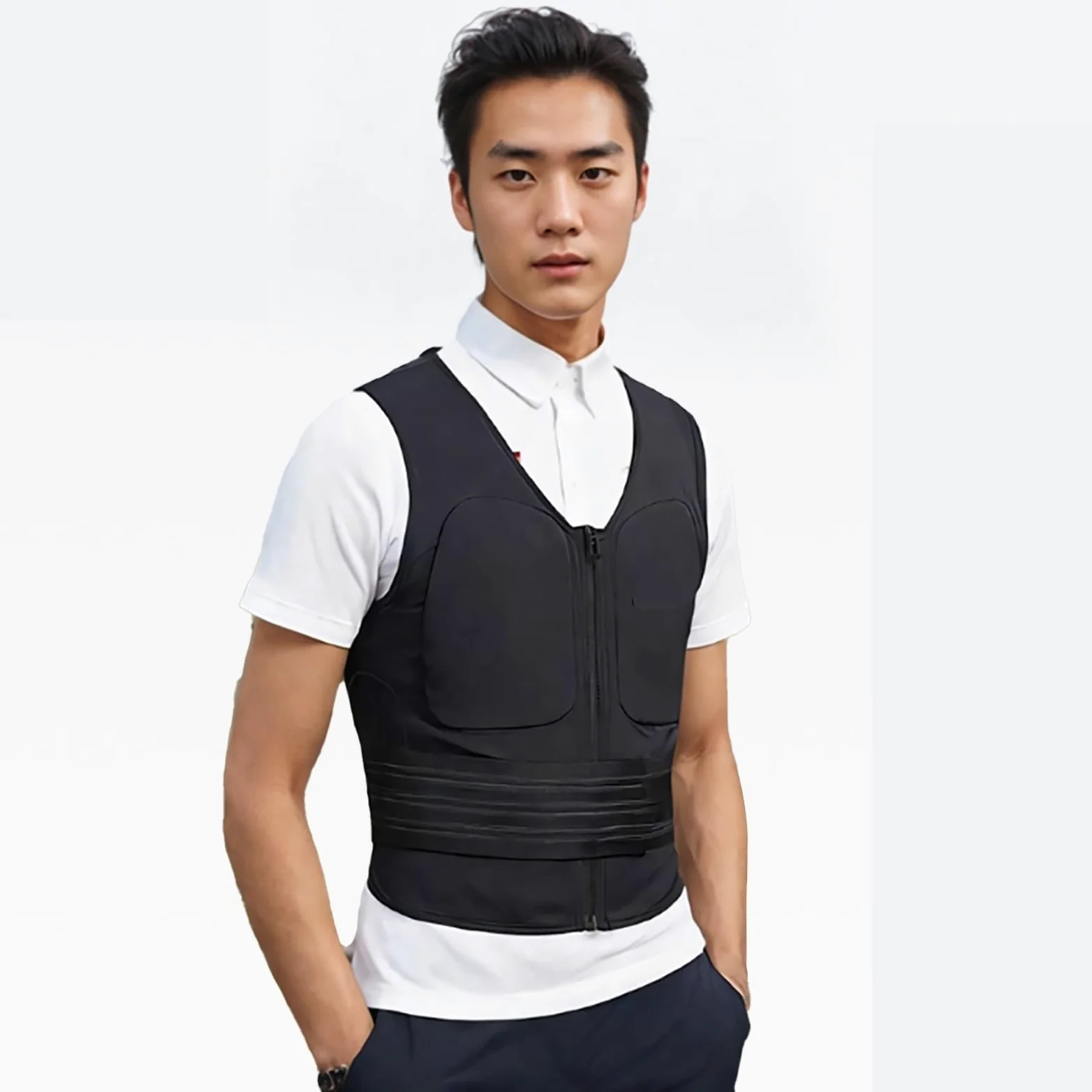 Chaleco de Equitación Chaleco Protector for Montar a Caballo, Tanto for Hombres como for Mujeres, Adecuado for prevenir caídas y colisiones.(L)
