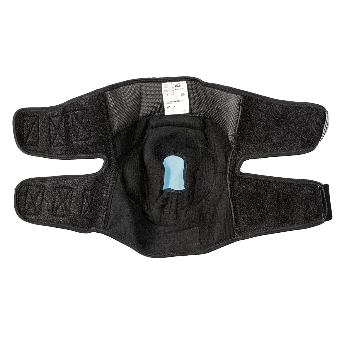 TSG Wavesk8 A Rodillera - Surf, protección de rodilla de patín, rígida, extraíble ACF, acolchado lateral, forro NBR antideslizante, nailon resistente al desgarro, correas de velcro, puños antideslizantes, preformados, espalda abierta, negro