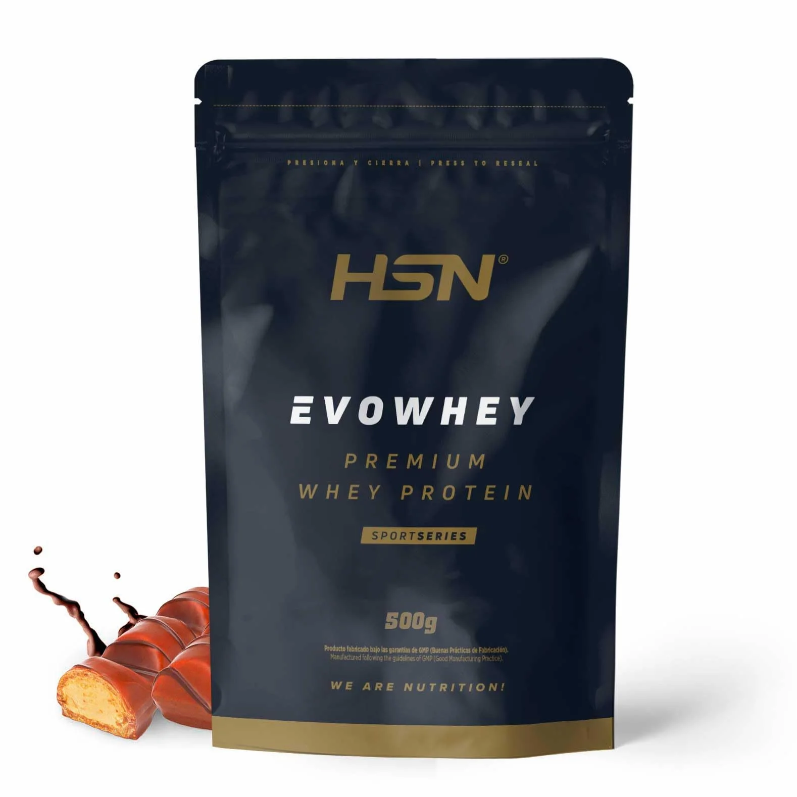 HSN Evowhey Protein Chocolate y Avellanas 500g Concentrado de Proteína de Suero WPC No-GMO Vegetariano Sin Gluten