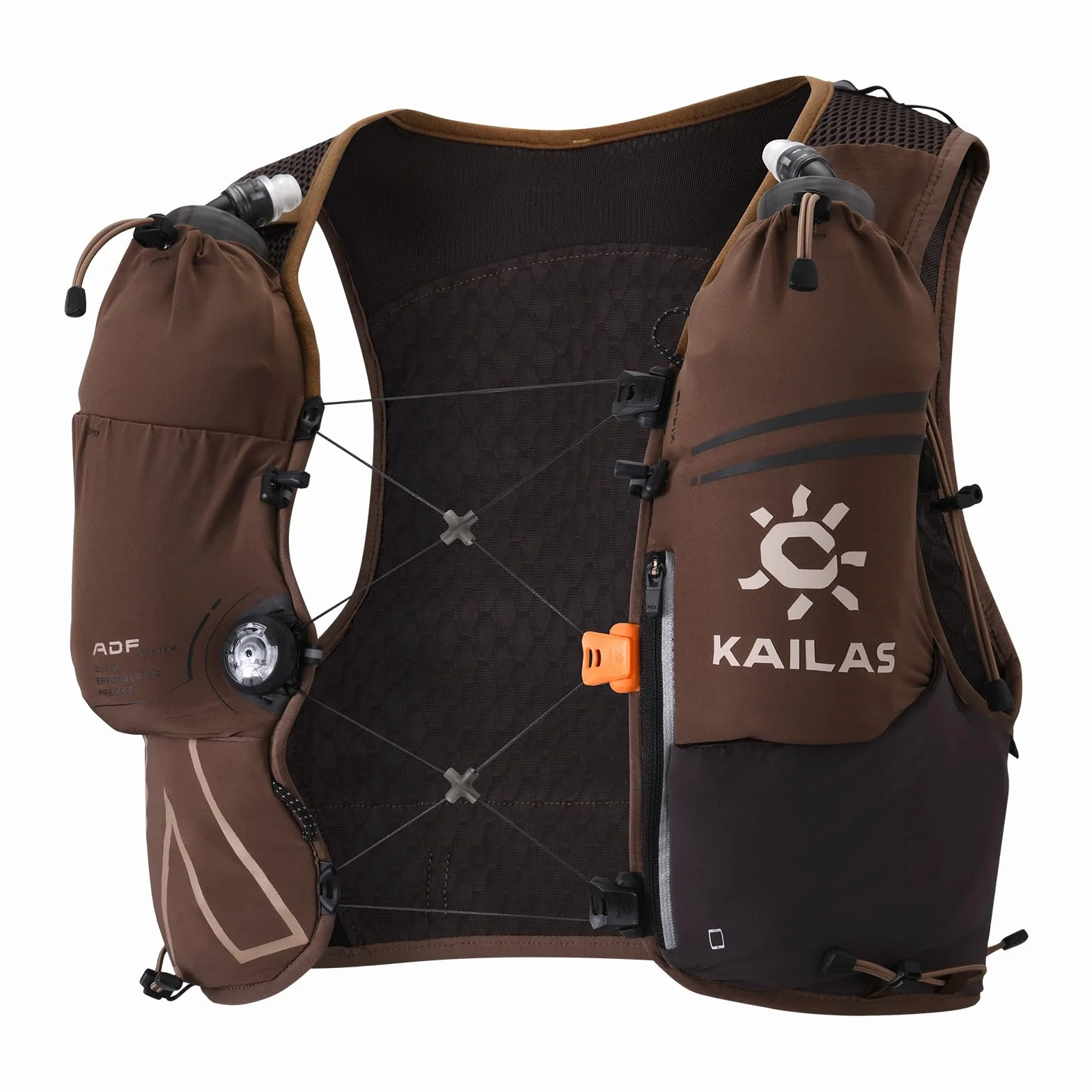 KAILAS FUGA AIR 8 - Chaleco de hidratación para correr, ligero, con dos vejigas de agua de TPU para mujeres y hombres, senderismo, ciclismo