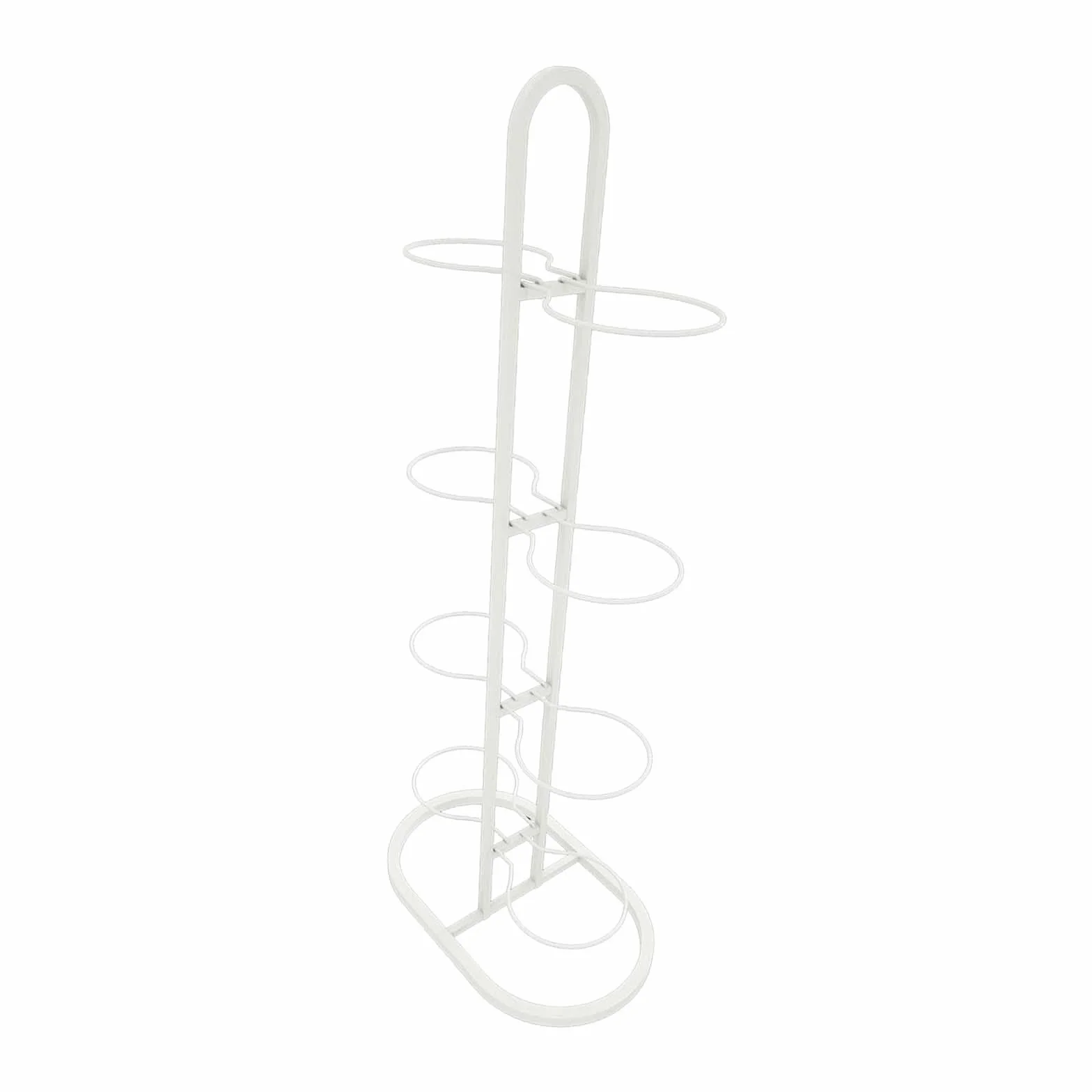Soporte Vertical para 8 Balones de Fútbol, Organizador de Equipo Deportivo, Blanco