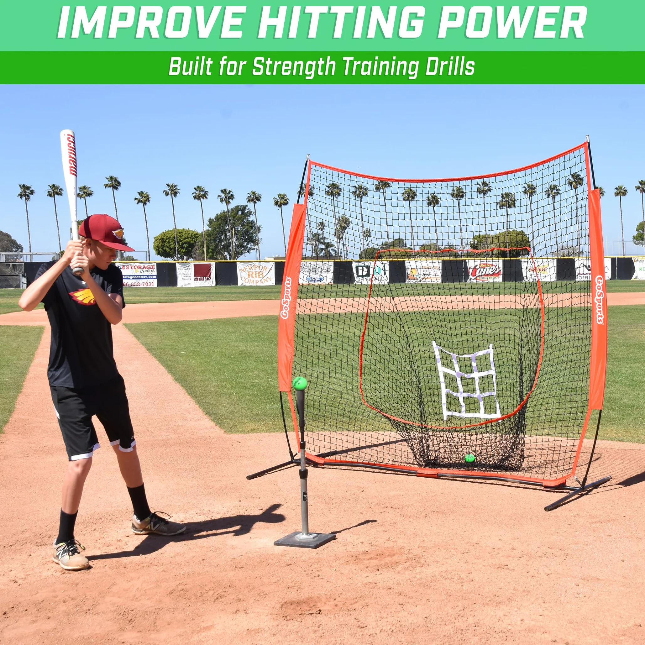 GoSports Weighted Training Balls for Baseball or Softball Hitting & Pitching