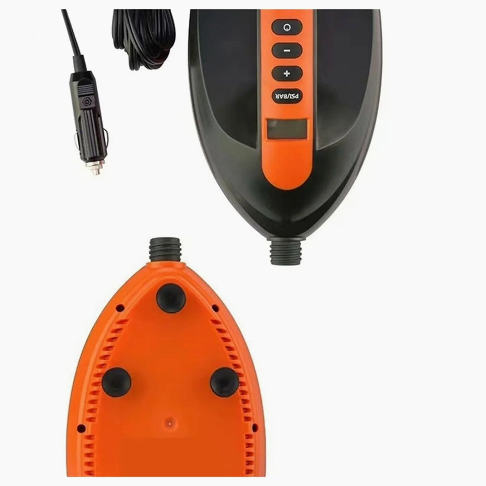 Inflador Electrico, Inflador eléctrico de paletas de 12 V for vehículos, bomba de alta presión for tablas de surf, botes, carpas inflables.