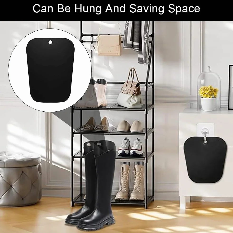 Insertos de Formas de Botas, Moldeadores de Plástico para Botas Altas, Soporte de Bota, 4 Pares Negro