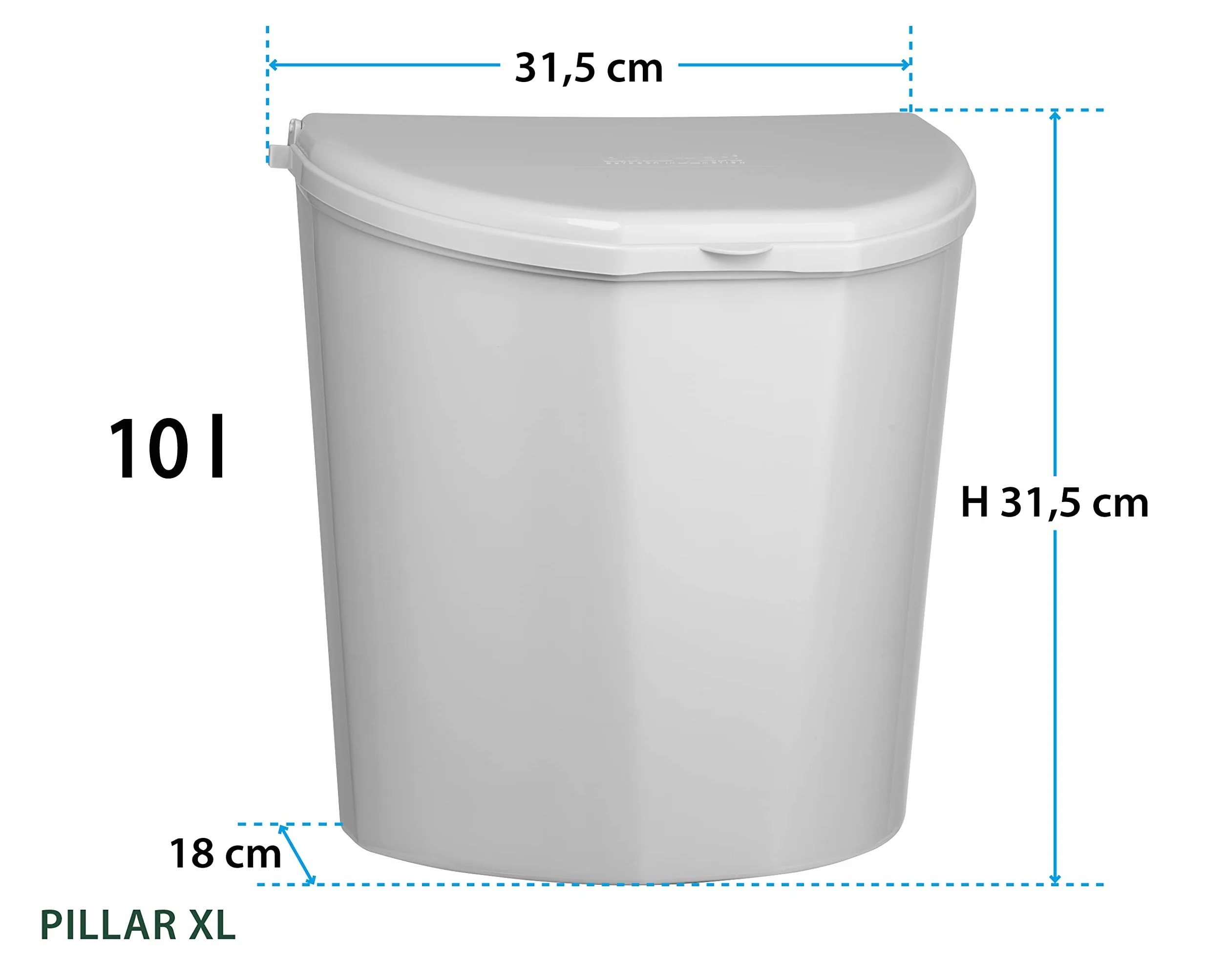 BRUNNER Pillar XL - Cubo de basura para caravana o camping