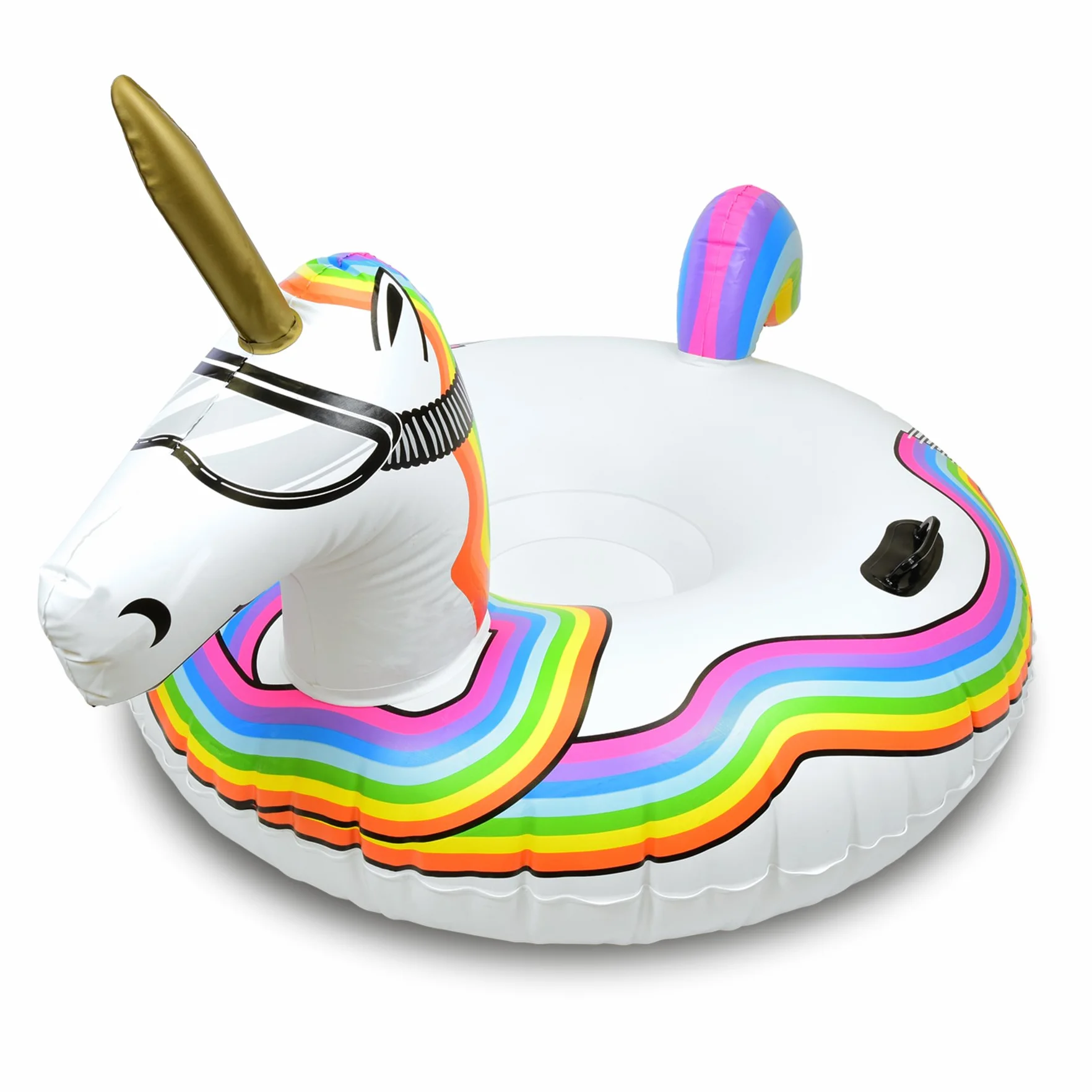 GoFloats Trineo Inflable Tubo de Nieve para Niños y Adultos Unicornio Frozen Disney