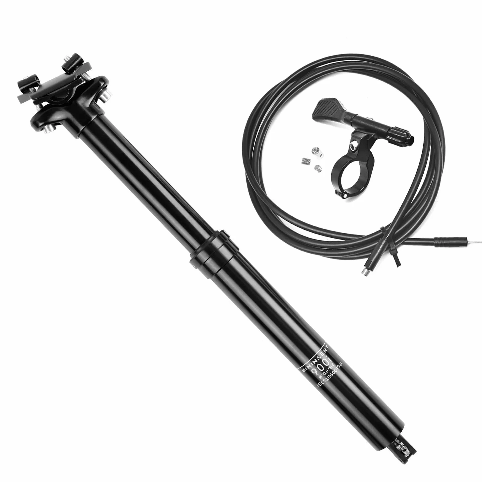 900I MTB Tija de Sillín Ajustable,Tubo de Sillín Hidráulico,para Carretera, Bicicleta BMX (30,9/31,6x395 MM / 30,9/31,6x345 MM)