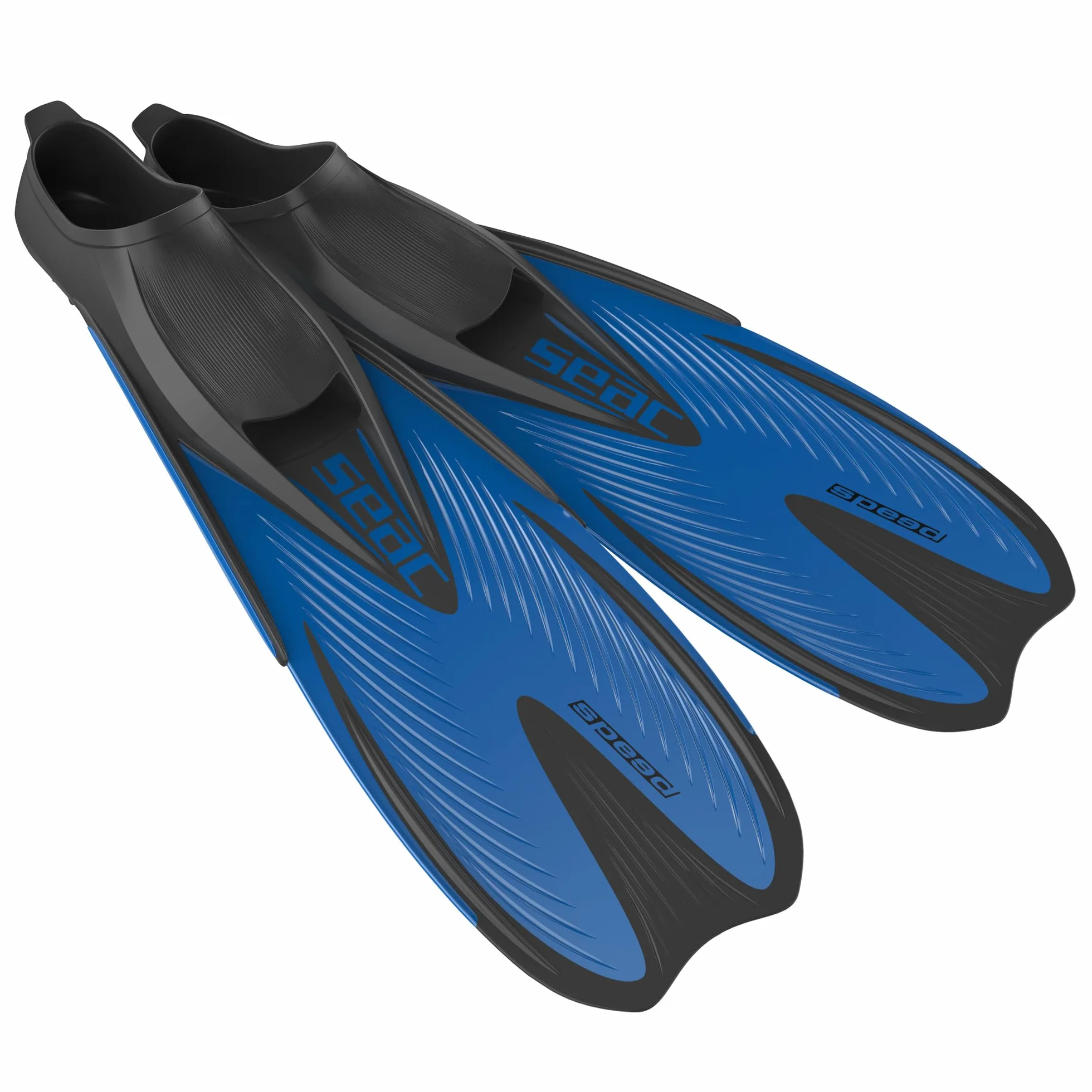 Seac Speed, Aletas de Snorkel para Mujeres, Hombres y niños con calzante Cerrado