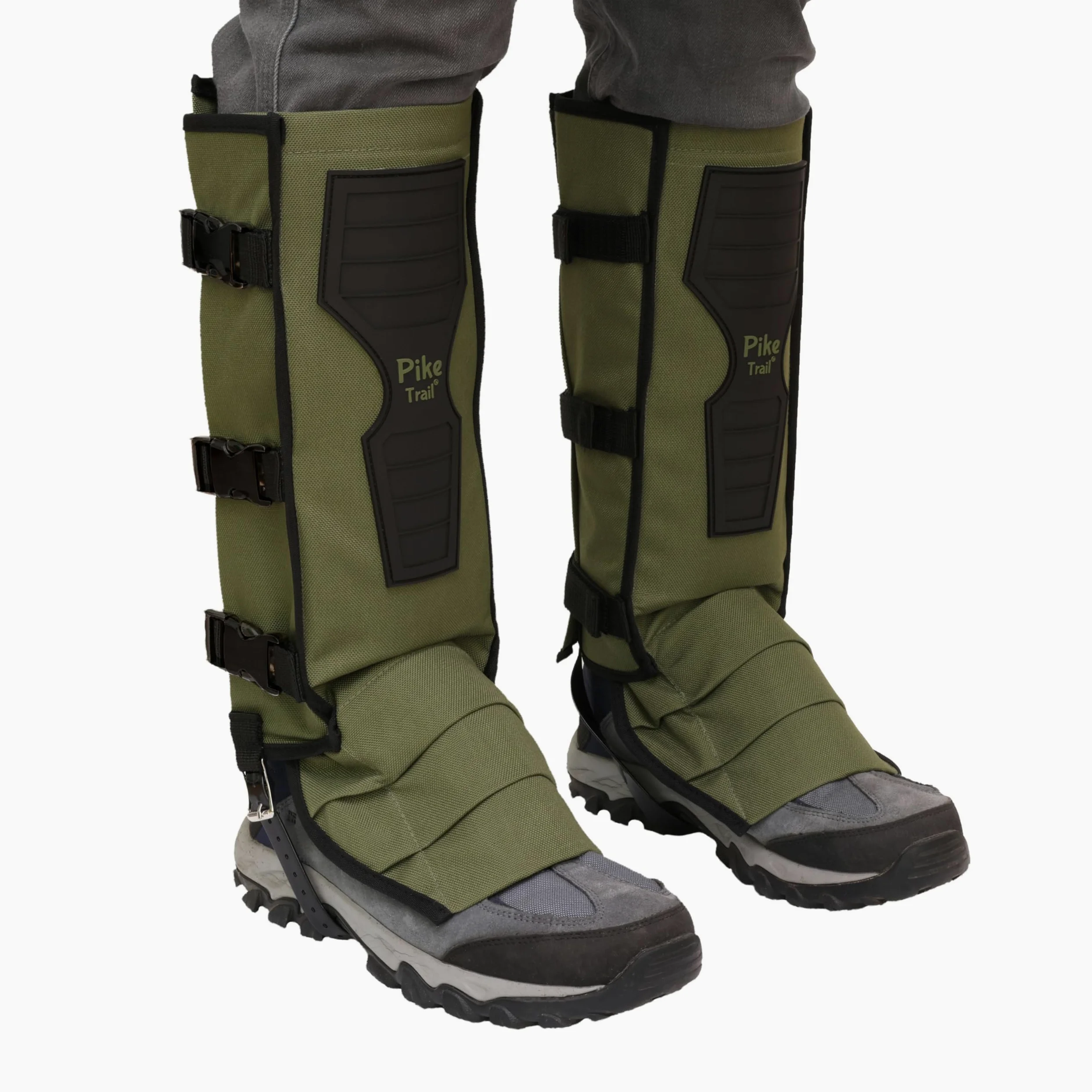 Pike Trail Polainas para patas de serpiente: protección de alto rendimiento para excursionistas y cazadores, impermeables, protección contra mordeduras, duraderas, antiserpientes, equipo para