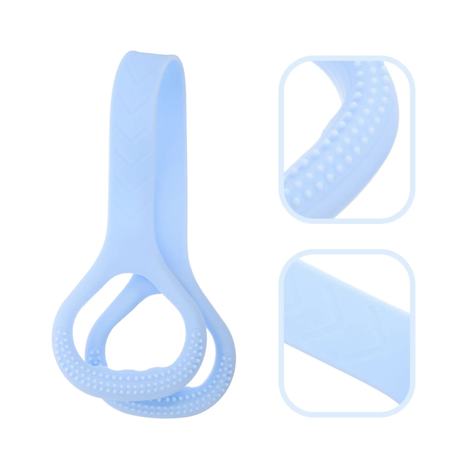 BESPORTBLE Figura 8 Tensor Bandas De Resistencia Bandas De Pilates Banda Elástica Trasera Banda Elástica De Fitness Yoga Bandas De Asistencia para Levantarse Gel De Sílice Sky-Blue
