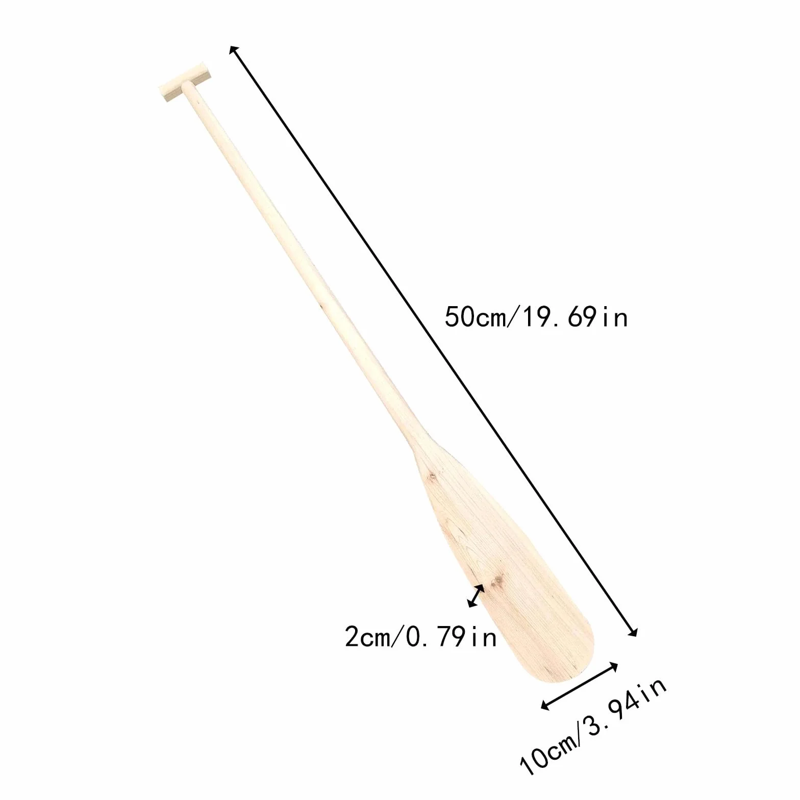 Rockible Remo de Madera para Decoración Artesanal, Barco Dragón, Kayak, Deportes Acuáticos