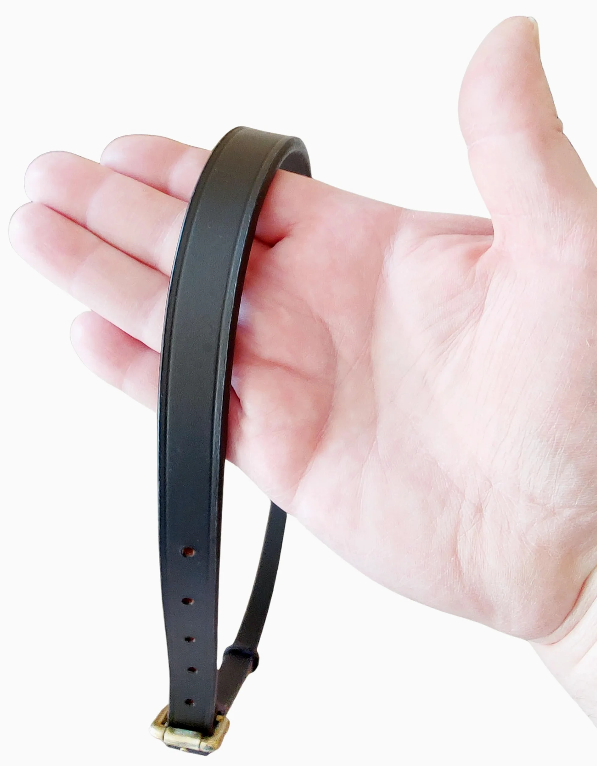 Correa de cuero para el cuello para montar a caballo, equilibrio Pony Cob Full