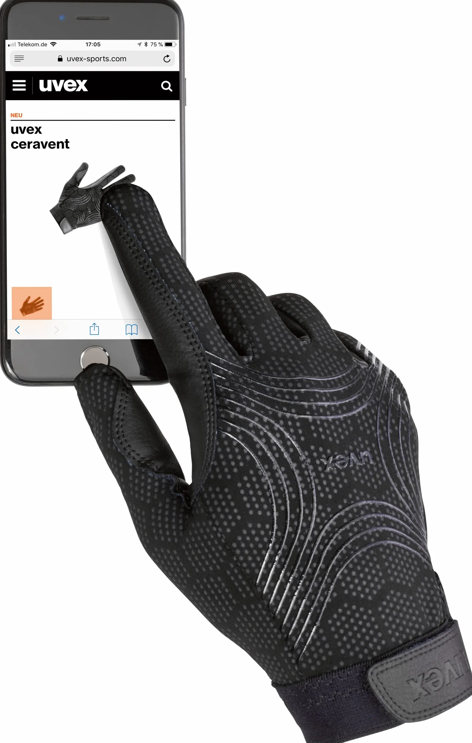 Uvex Ceravent Guantes de equitación Unisex Adulto