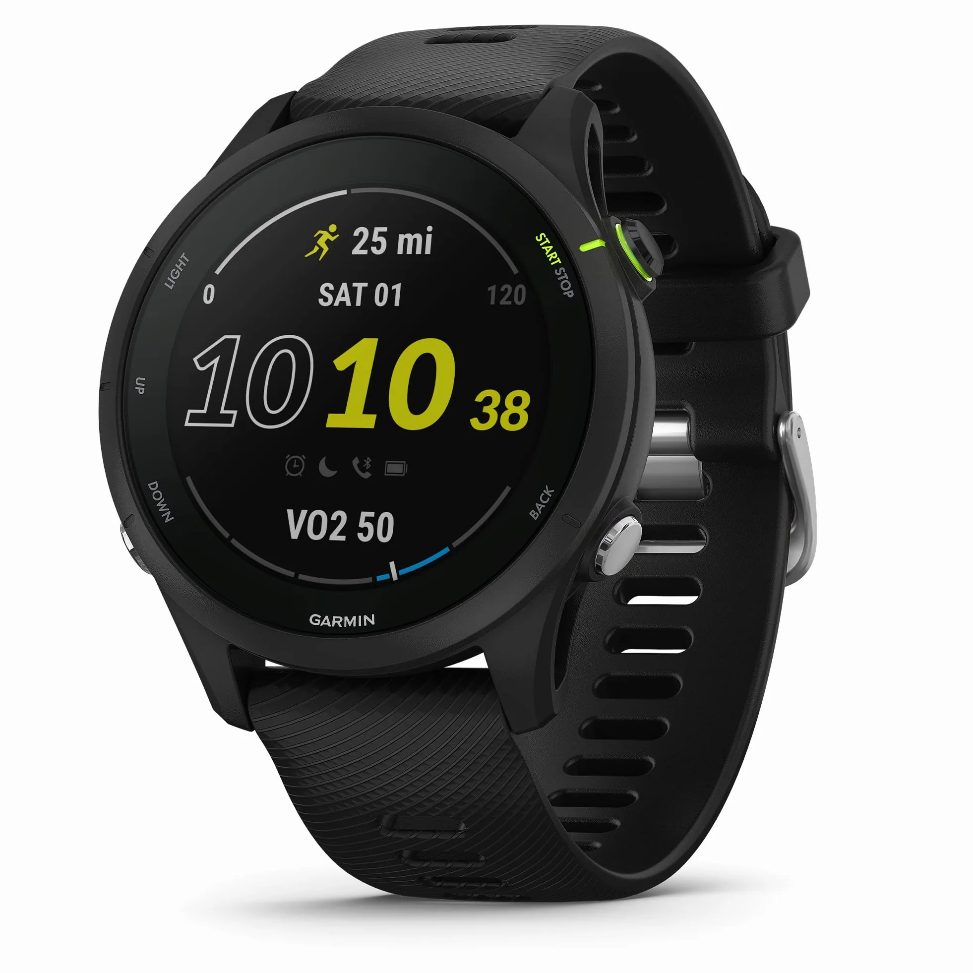 Garmin Forerunner® 255 Music GPS Running Smart Watch con música información Avanzada batería de Larga duración Negro 46 mm