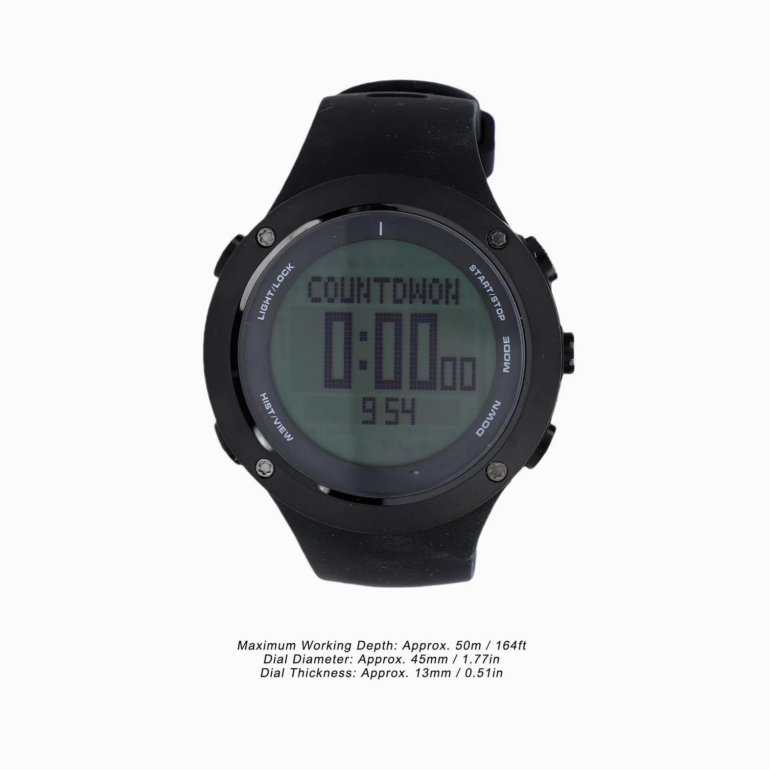 Socobeta Reloj de Buceo Profesional a Prueba de Agua para Hombres, Sensor de Profundidad Preciso, Reloj Inteligente de Buceo para, Montañismo, Natación, Correr