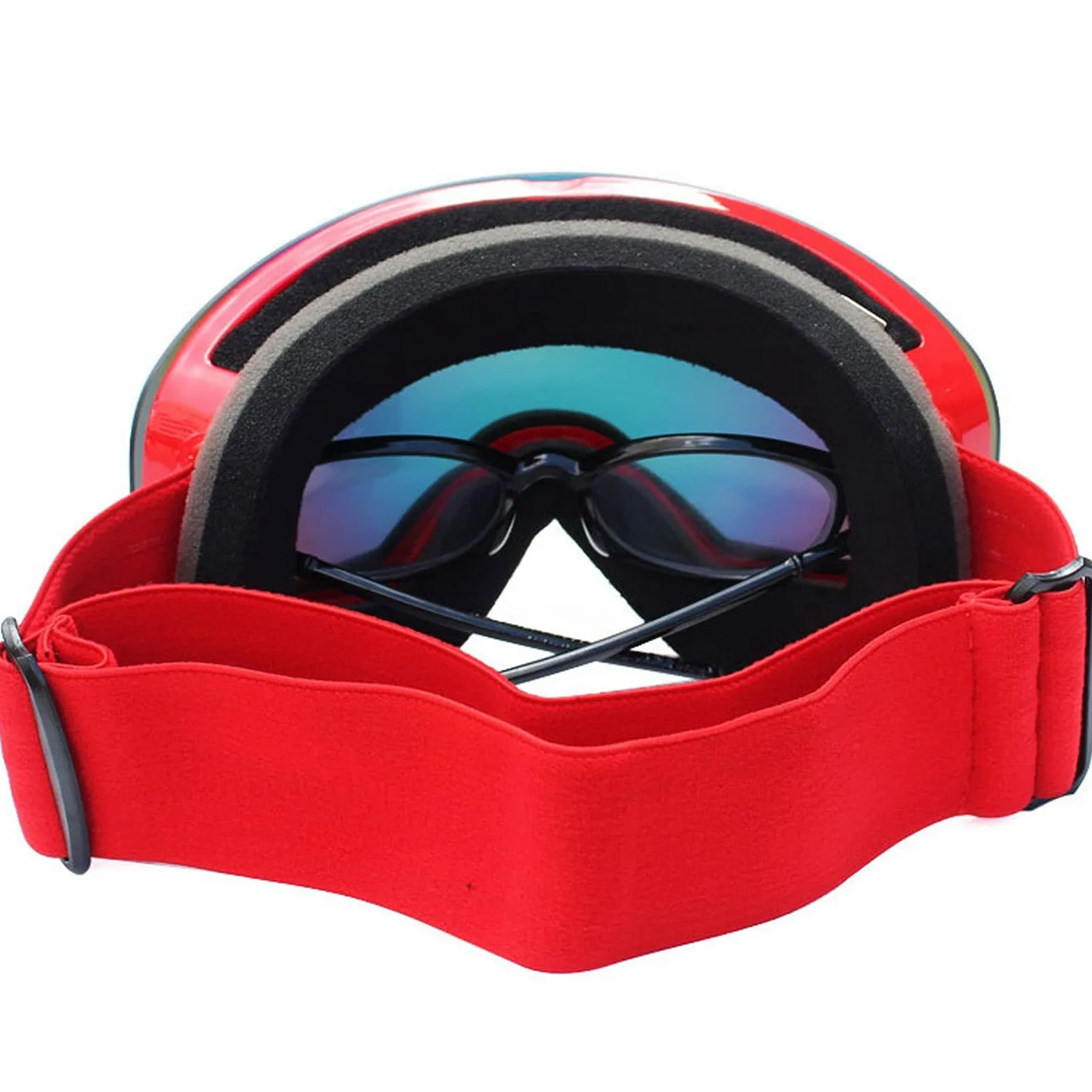 DieffematicHXJ Gafas Esqui Hombre Gafas de esquí magnético Doble Capa Lente polarizada Esquí Anti-Niebla Snowboard Gafas Hombres Mujeres Gafas Gafas Eyewear (Color : Red)
