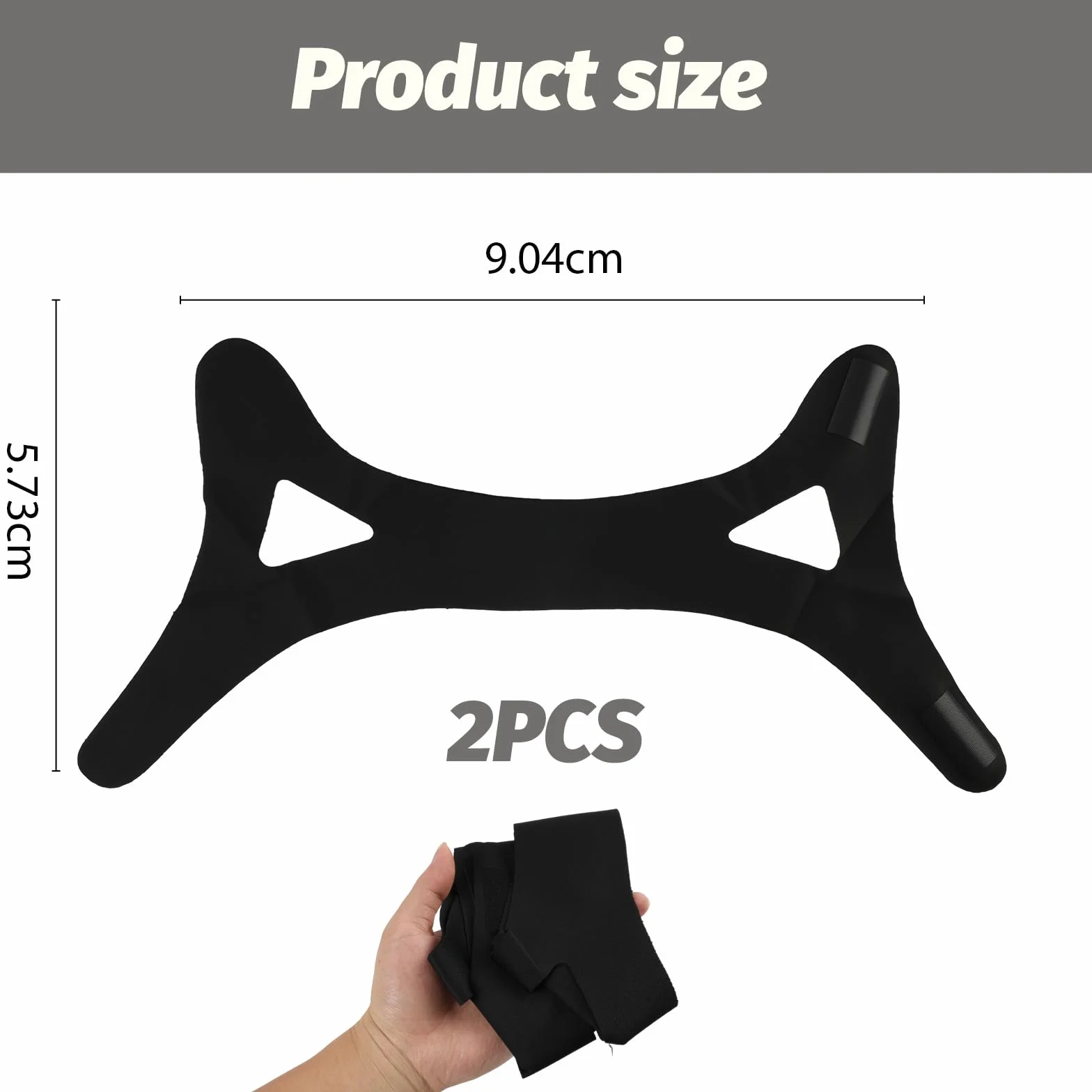Correa Antironquidos Ajustable Universal para Barbilla, Dispositivo para Reducir Ronquidos y Boca Seca, Compatible con Máscaras de Sueño