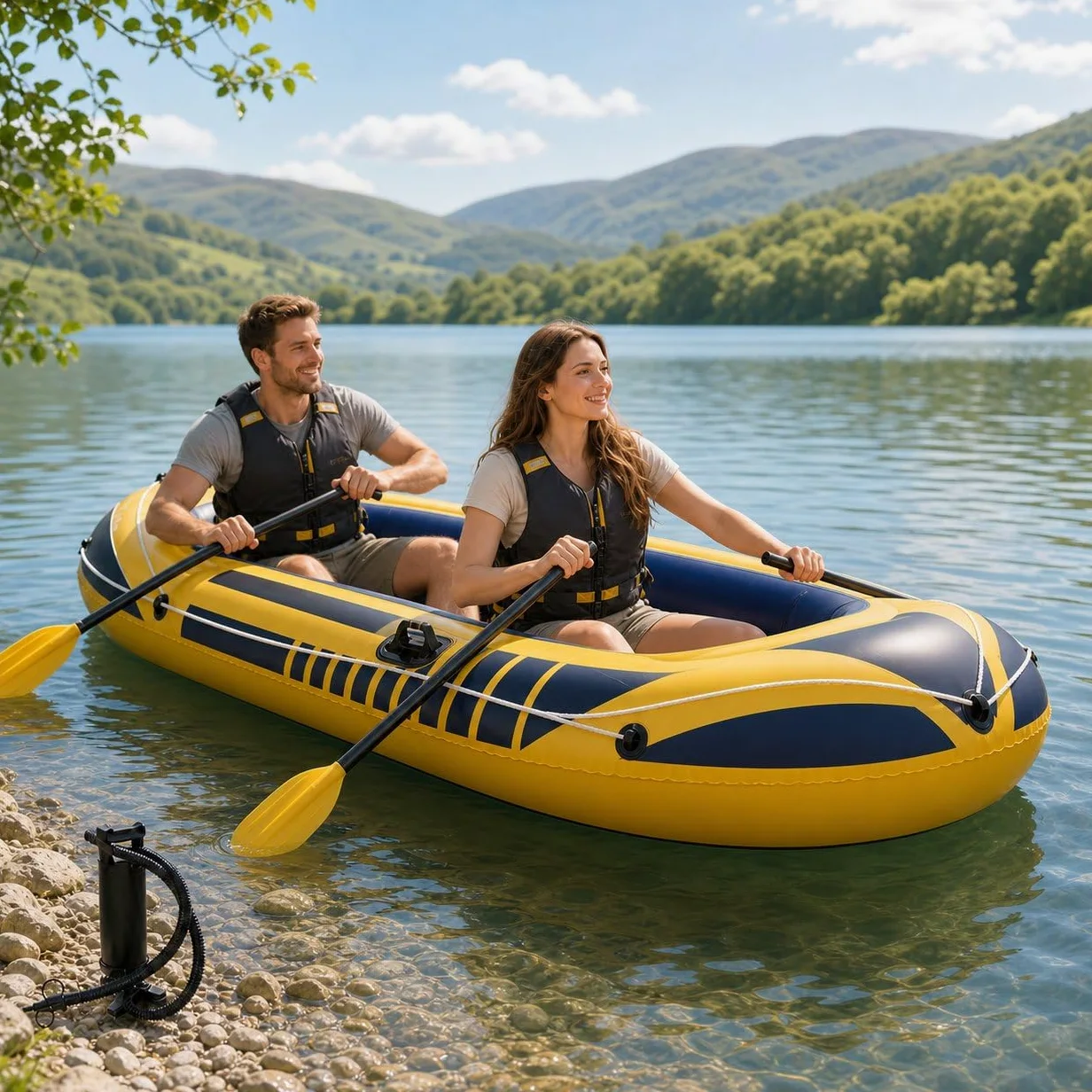 Hinchable Familiar, Inflable PVC para 3, con