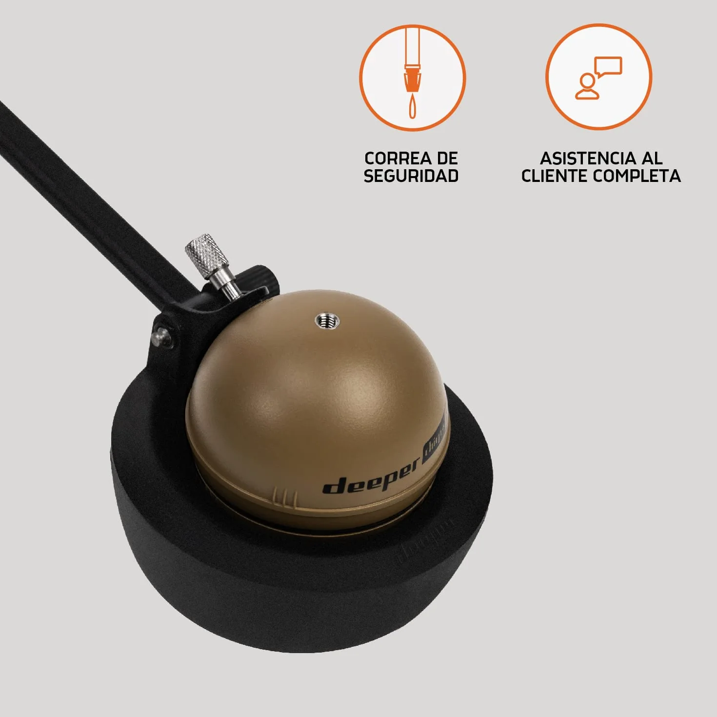 Soporte de Sonar Deeper para Barcos Radiocontrolados, Accesorios de Pesca