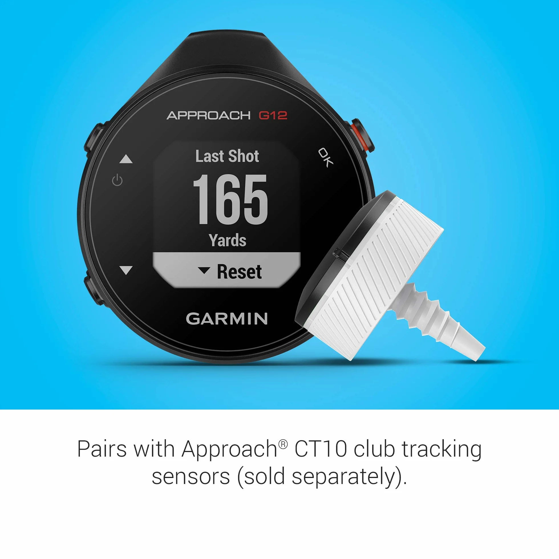 Garmin Approach G12 telémetro GPS Golf con Clip 42 K campos precargados