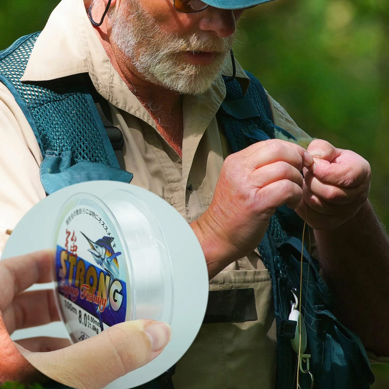 100 metros de línea de pesca, sedal de pesca, hilo de pescar, monofilamento de 0,5 mm, hilo de pesca de nailon transparente, alambre de tensión fuerte, línea de pesca, para fabricación joyas, pesca