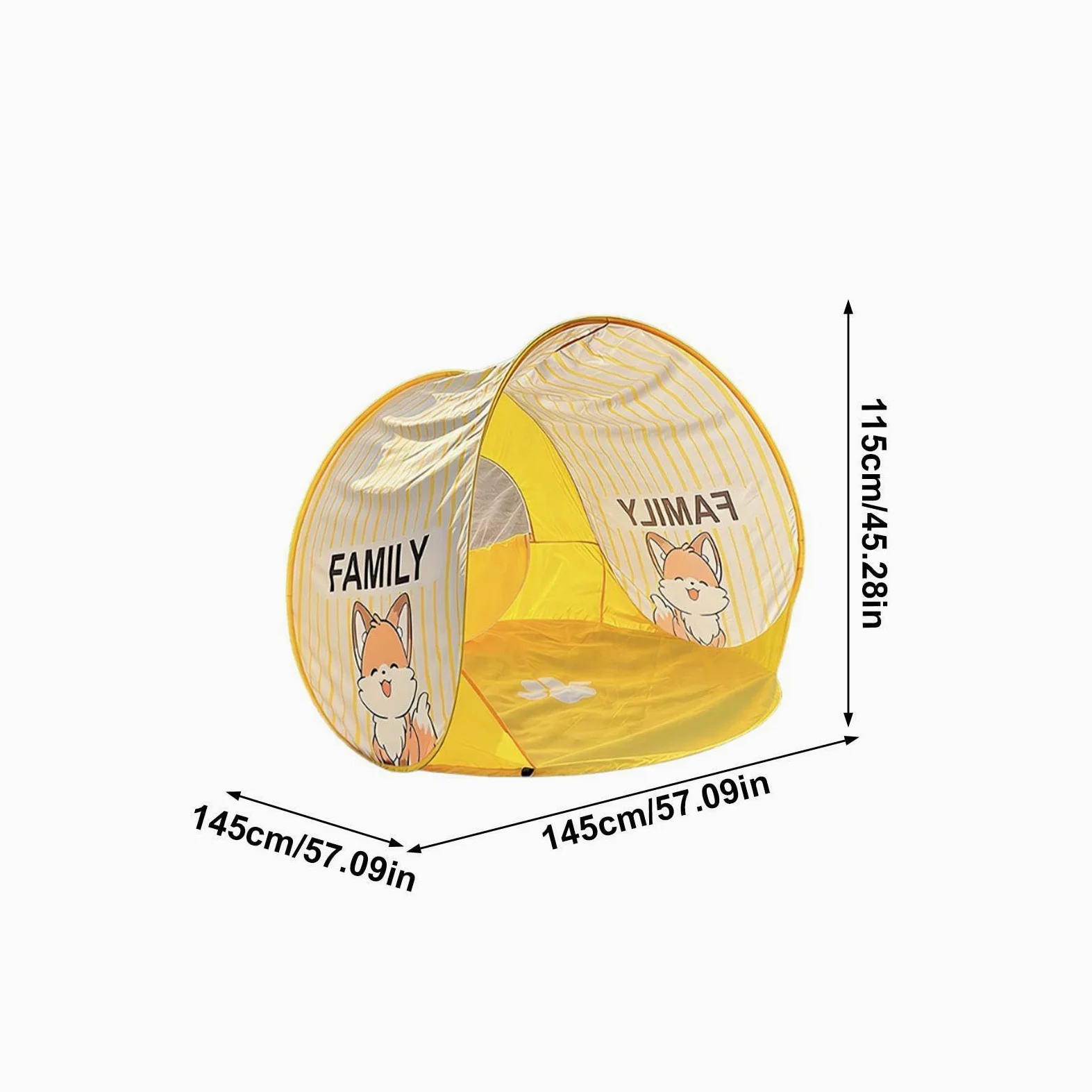 Tienda de campaña familiar – toldo portátil impermeable con bonito toldo para playa al aire libre, bronceado, patio trasero, picnic, pesca, viajes, piscina, resort, orilla, terraza, verano