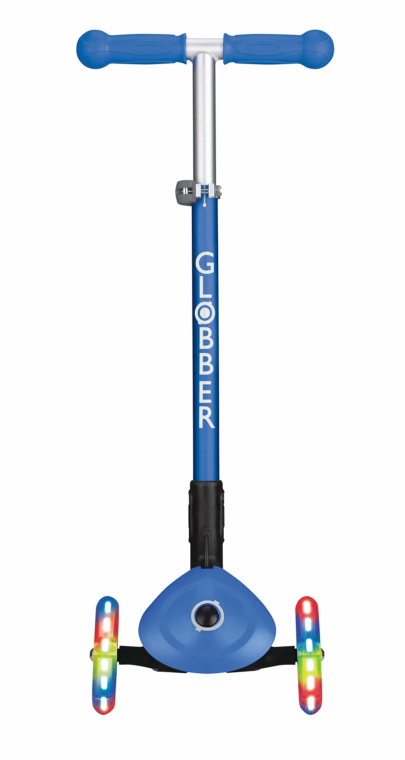 Globber Primo Foldable - Ruedas Luminosas (Plegables, Talla única), Color Azul Marino
