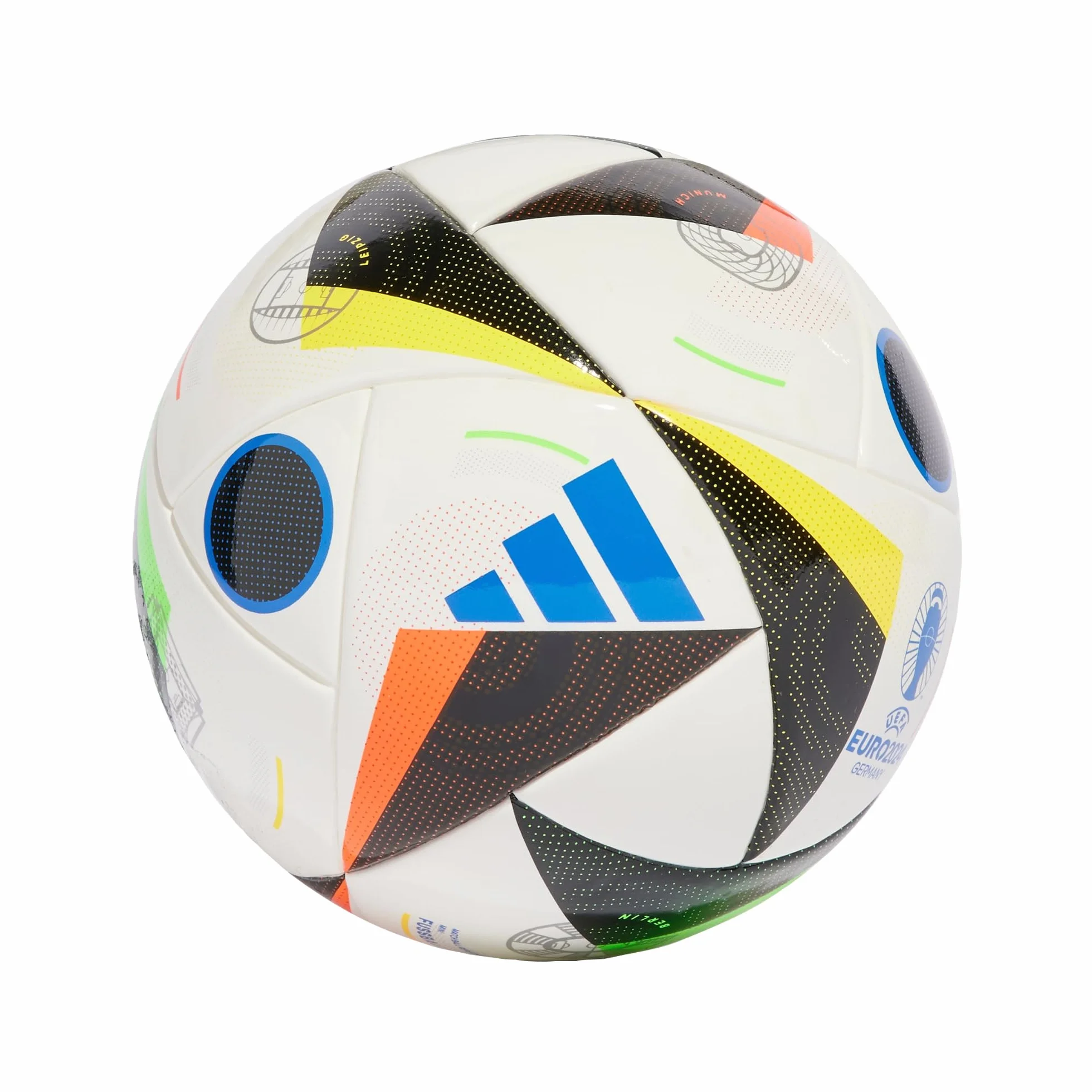 adidas Euro24 Mini White/Black/Globlu Talla Única