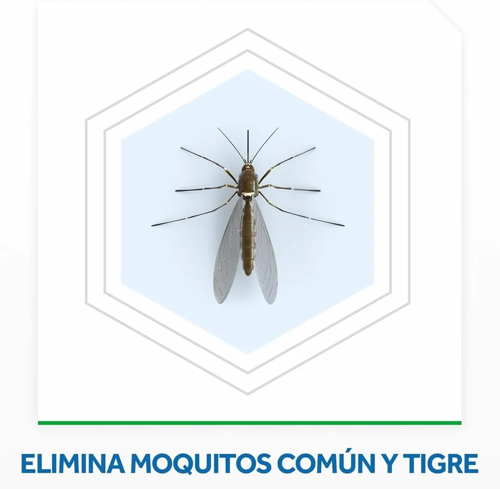 Raid Eléctrico Líquido 135 Noches Recambios Anti Mosquitos comunes y Tigre 3 recambios