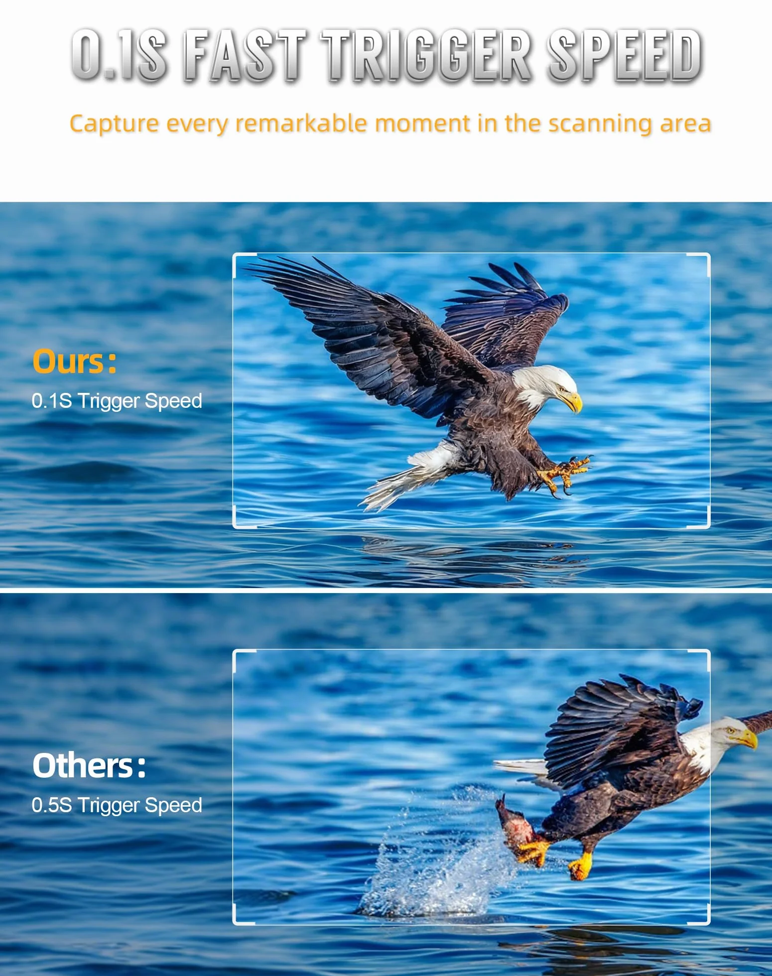 Cámara fototrampeo - Solar 8K 60MP WiFi cámara de caza, activación por movimiento en 0,1 s, rango de detección de 20 metros, visión nocturna HD sin emisión de luz, impermeable IP66, tarjeta de memoria