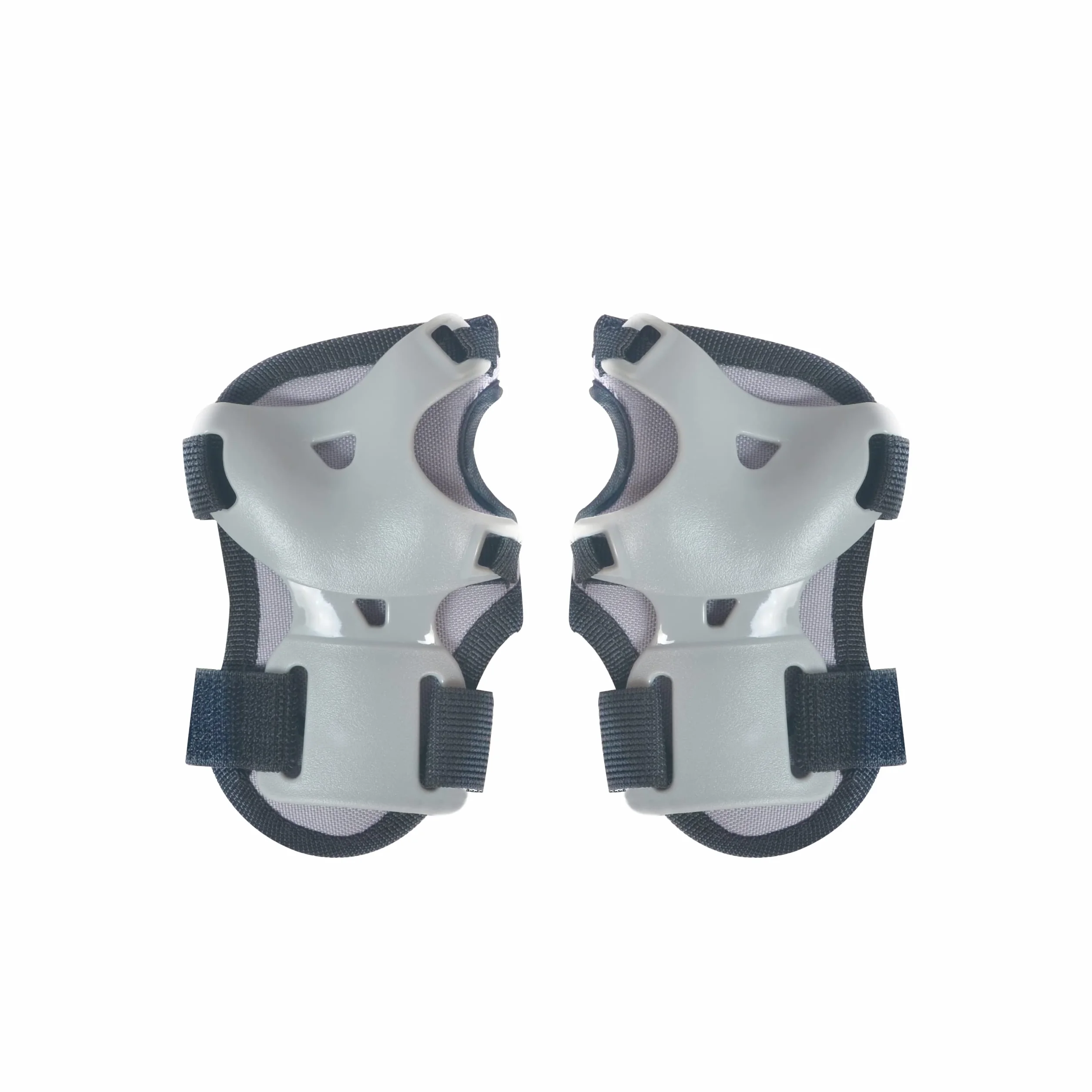 BEELOOM Protecciones Infantiles para Bicicleta Grey Pad Coderas Rodilleras Muñequeras Gris Correas Ajustables 2 Años