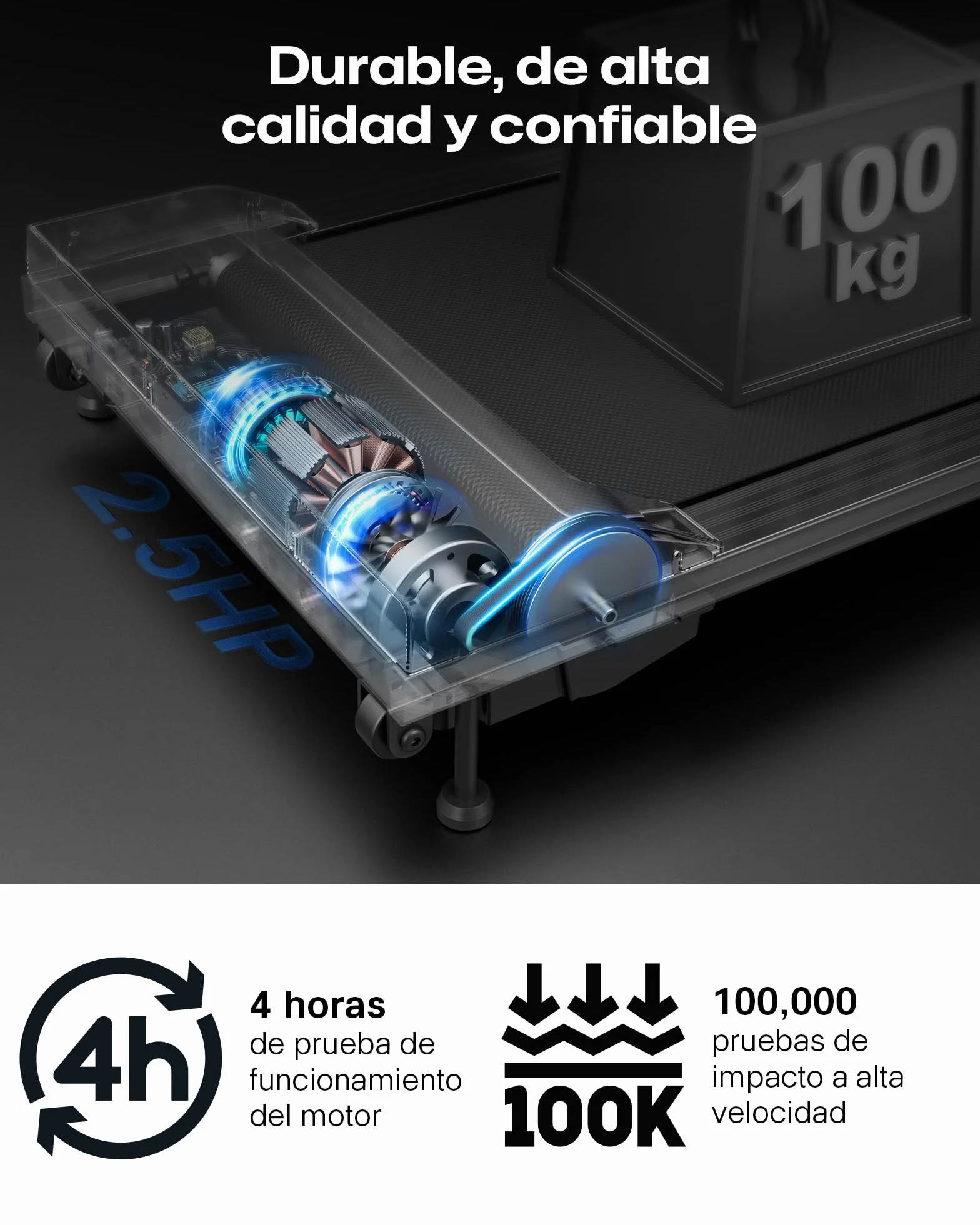 UREVO Almohadilla 9% Inclinada Cinta de Correr, Walking Pad mit Sechs-Punkt-Stoßdämpfung, Cinta de Correr Debajo Escritorio, para Hogar y Oficina, 2.5HP Cinta de Andar 1-6 KM/H