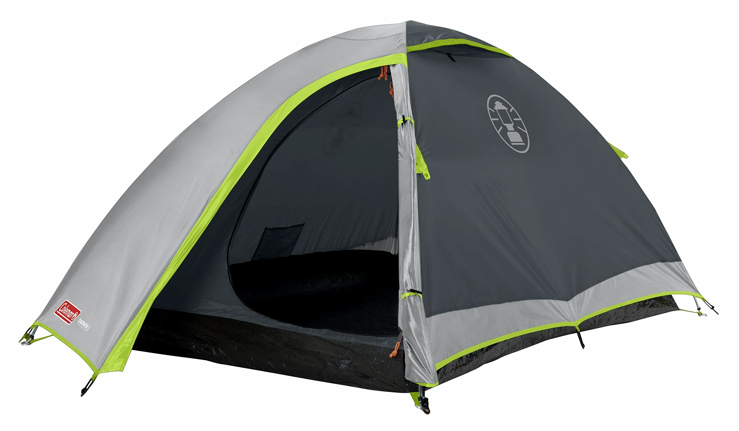 Coleman Tienda de campaña Darwin para 3 Personas, compacta para 3 Personas, Ligera Tienda de campaña y Senderismo, 100% Impermeable, Lona Inferior Cosida, Tienda de campaña iglú compacta y Ligera,