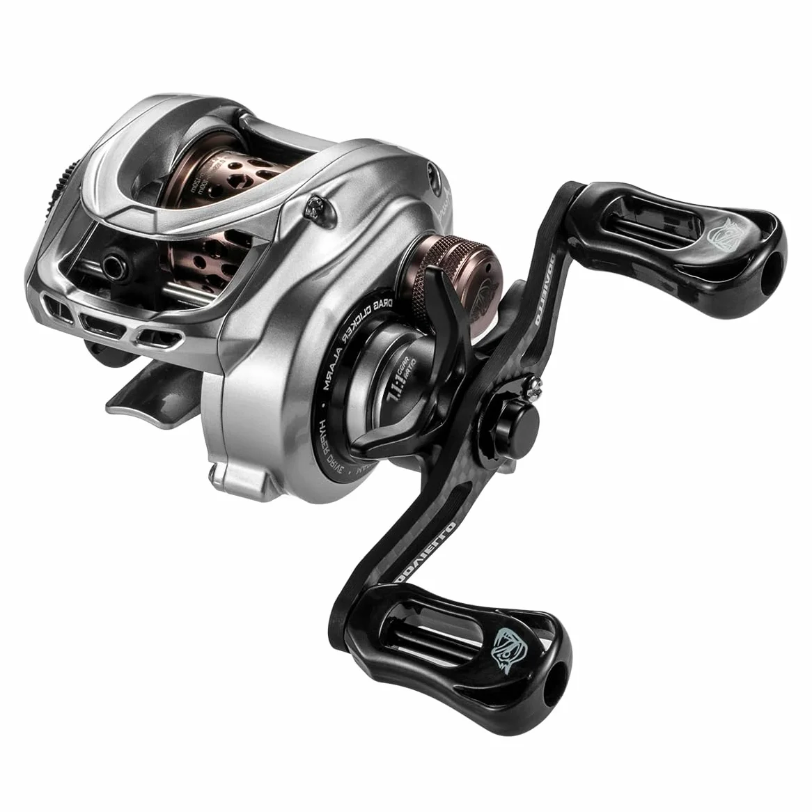 HICC50 136 g Ultralight Baitcaster Reels BFS Reel Baitcasting Fishing 7.1/8.1 Gear Ratio 11+1BB 4KG Power Baitcaster Full Carbon High Compact