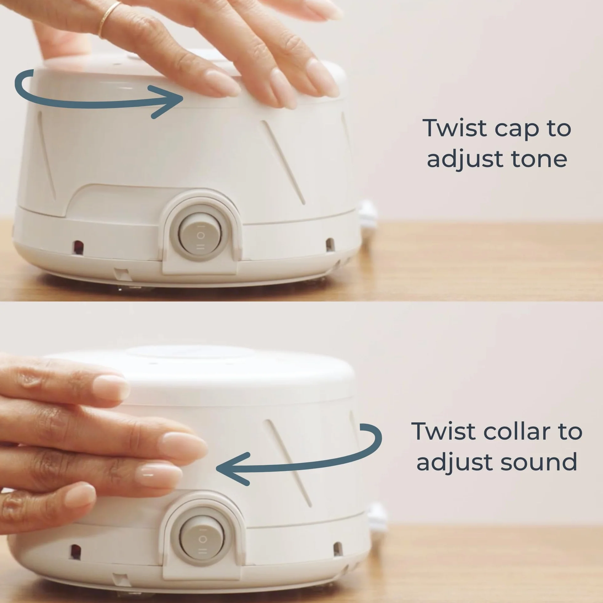Yogasleep Dohm Classic + Travel Case Bundle Blanco
